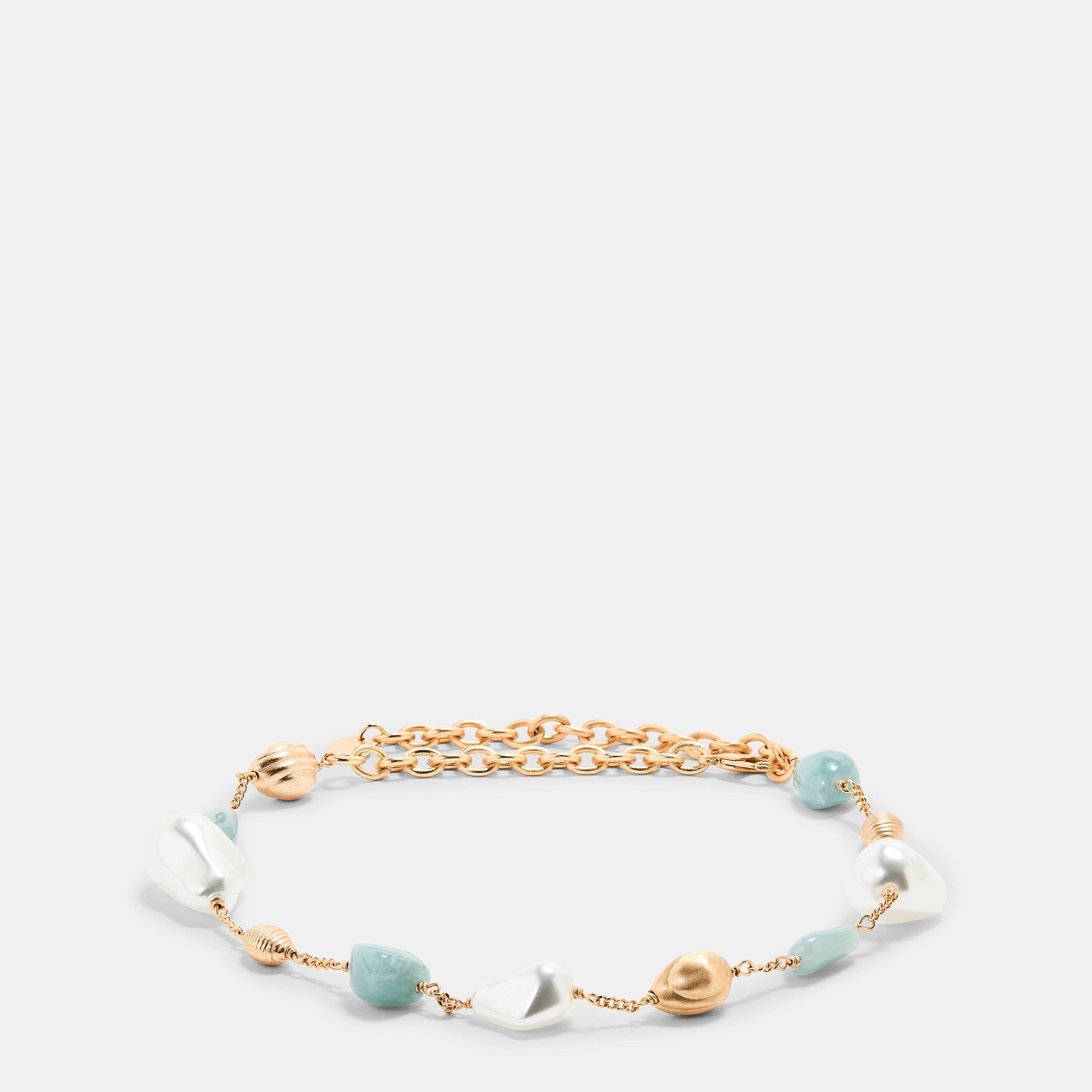 Cult Gaia Women's Verona Choker Necklace - Celadon/Gold