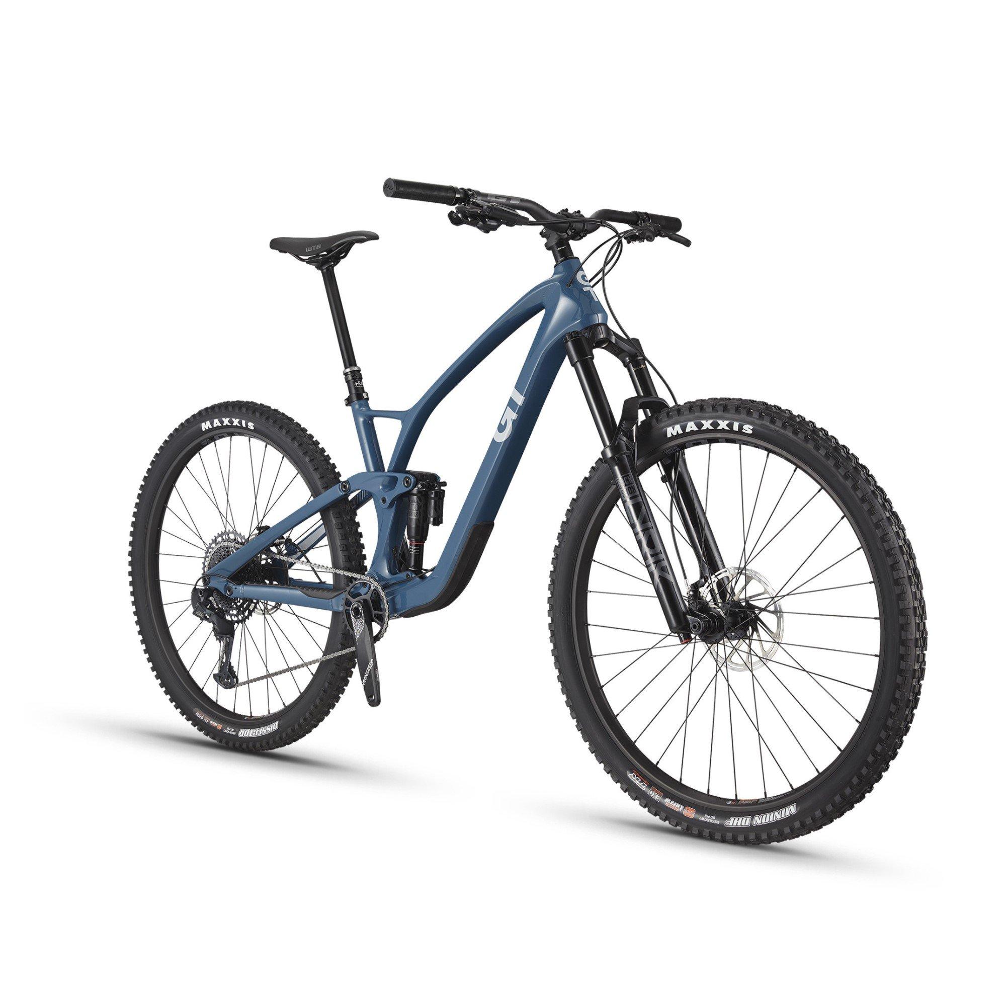Dusty Blue - GT - Sensor Carbon Pro Full Suspension Mountain Bike - 2