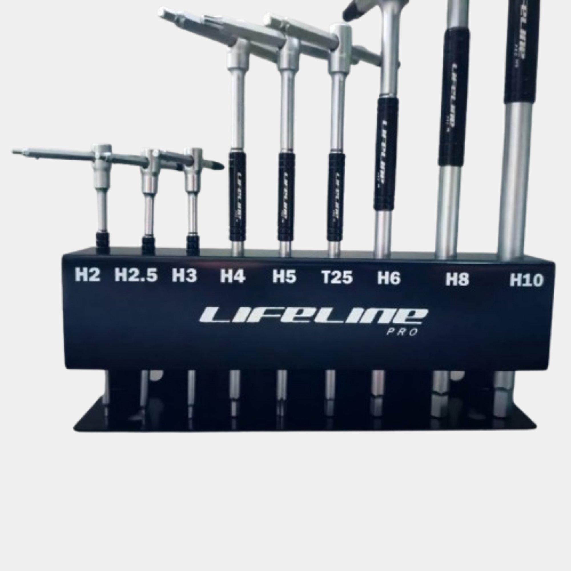 Black - LifeLine - Pro T-bar Hex Set - 5