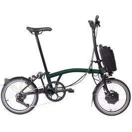 Brompton Electric C Line 4-speed - High Handlebar - Folding Bike