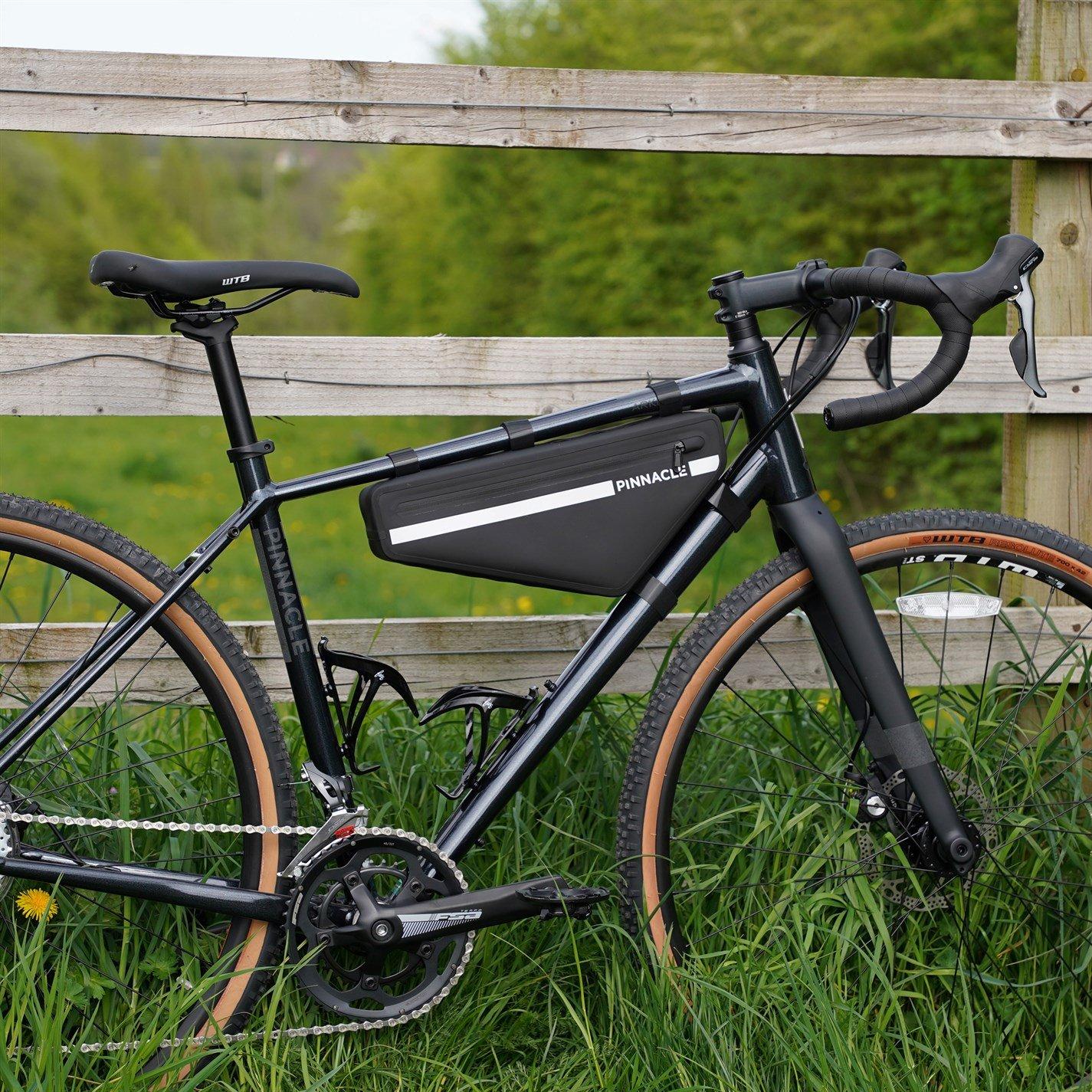 Pinnacle  Frame Bag For Bikepacking And Gravel - Black
