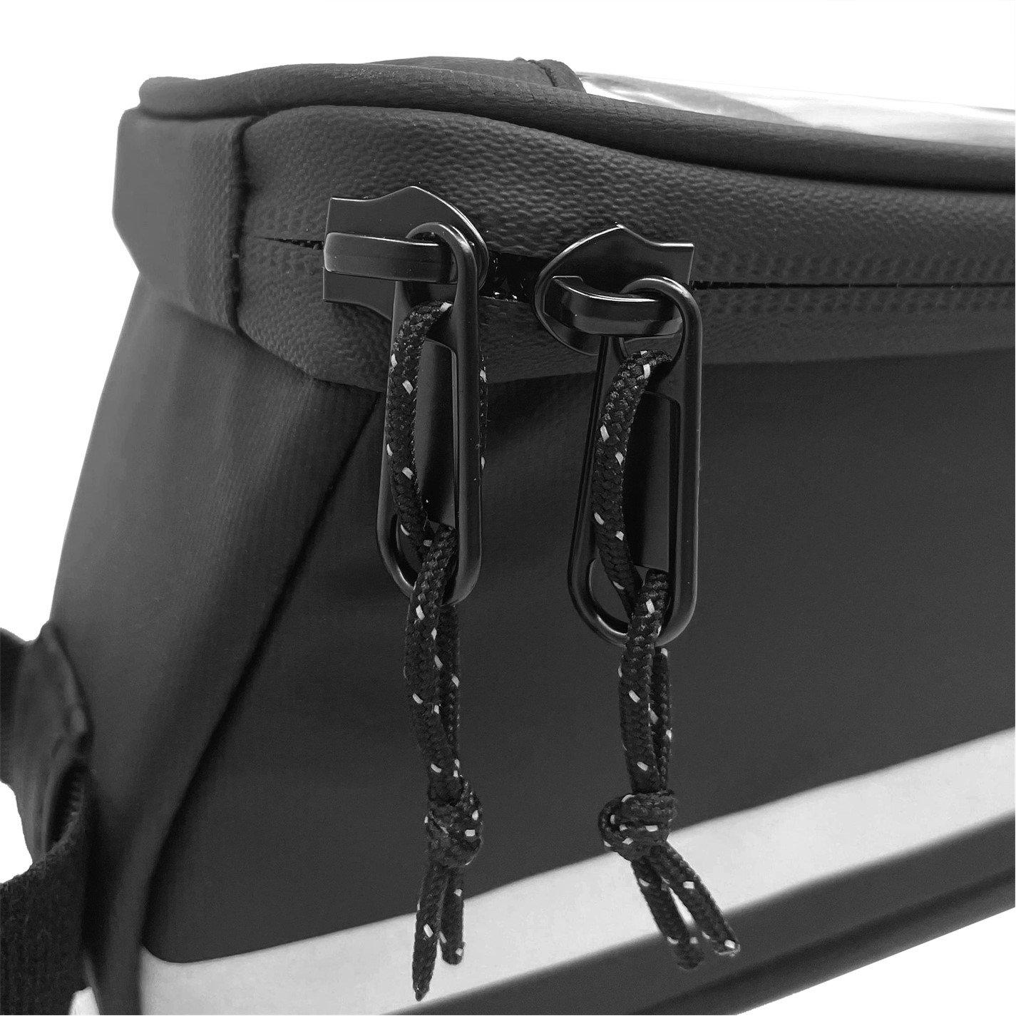 Schwarz - Pinnacle - Top Tube Bag with Phone Window - 5