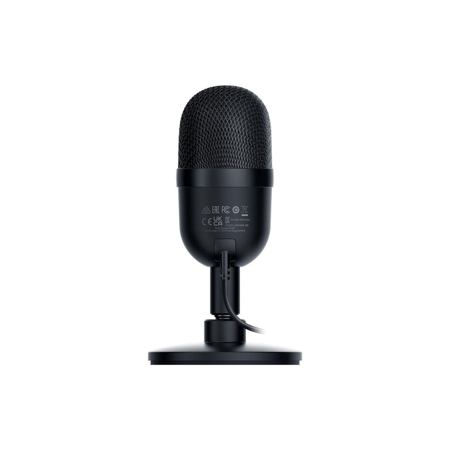 Preto - Razer - Razer Seiren Mini Black Microphone - 3