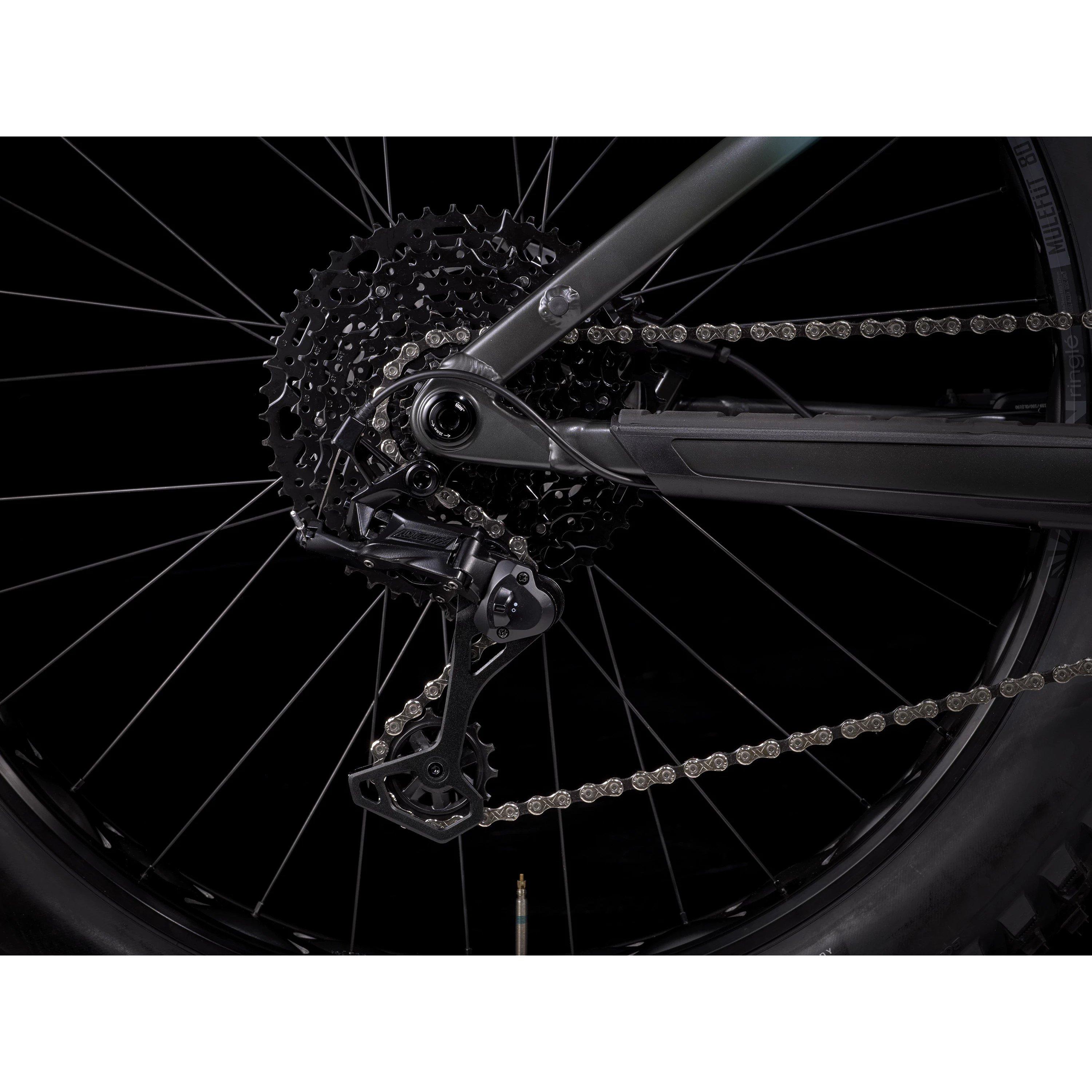 Satin Blue Grey - Trek - Farley 5 Fat Bike - 4