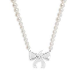 Agent Provocateur Beki Pearl Bow Pendant