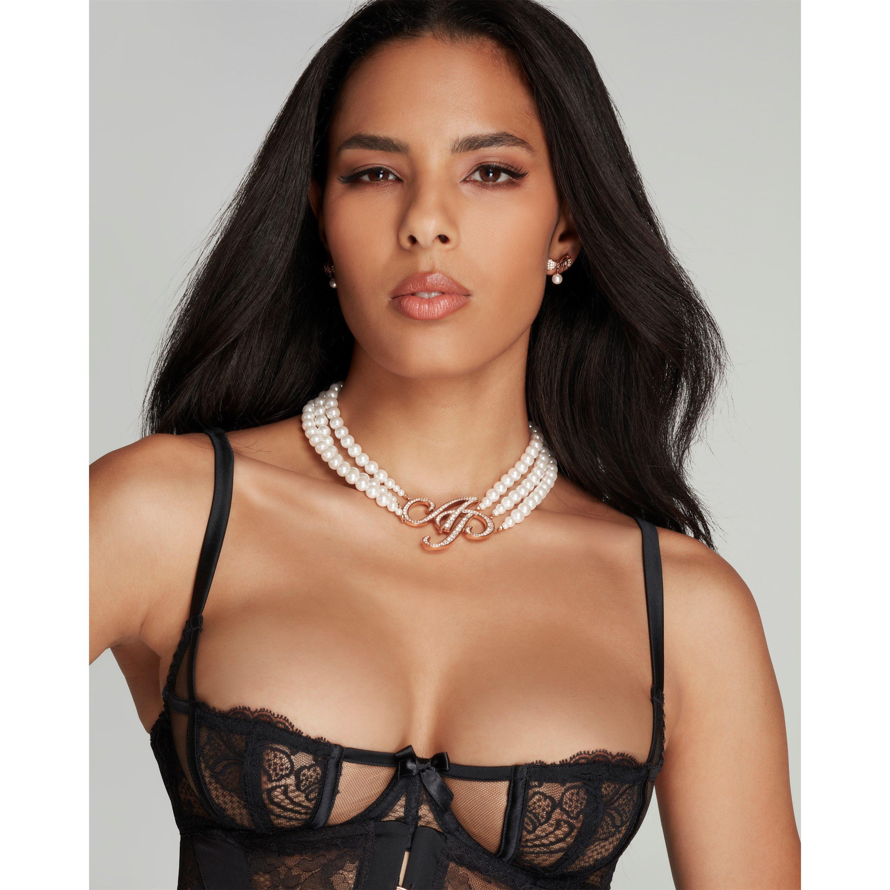 Rose Gold - Agent Provocateur - Britt Pearl Necklace - 2