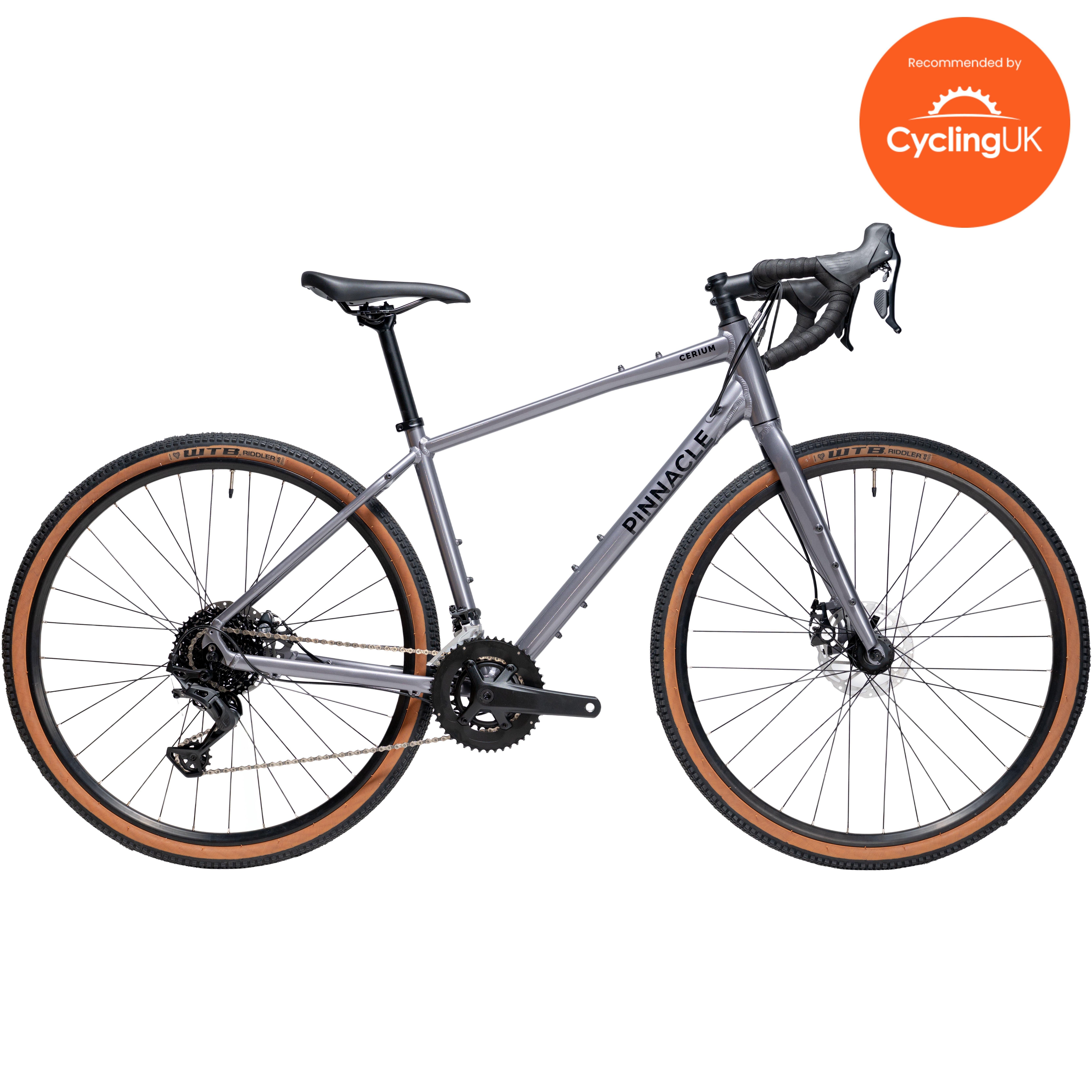 Grey - Pinnacle - Cerium Gravel Bike - 1