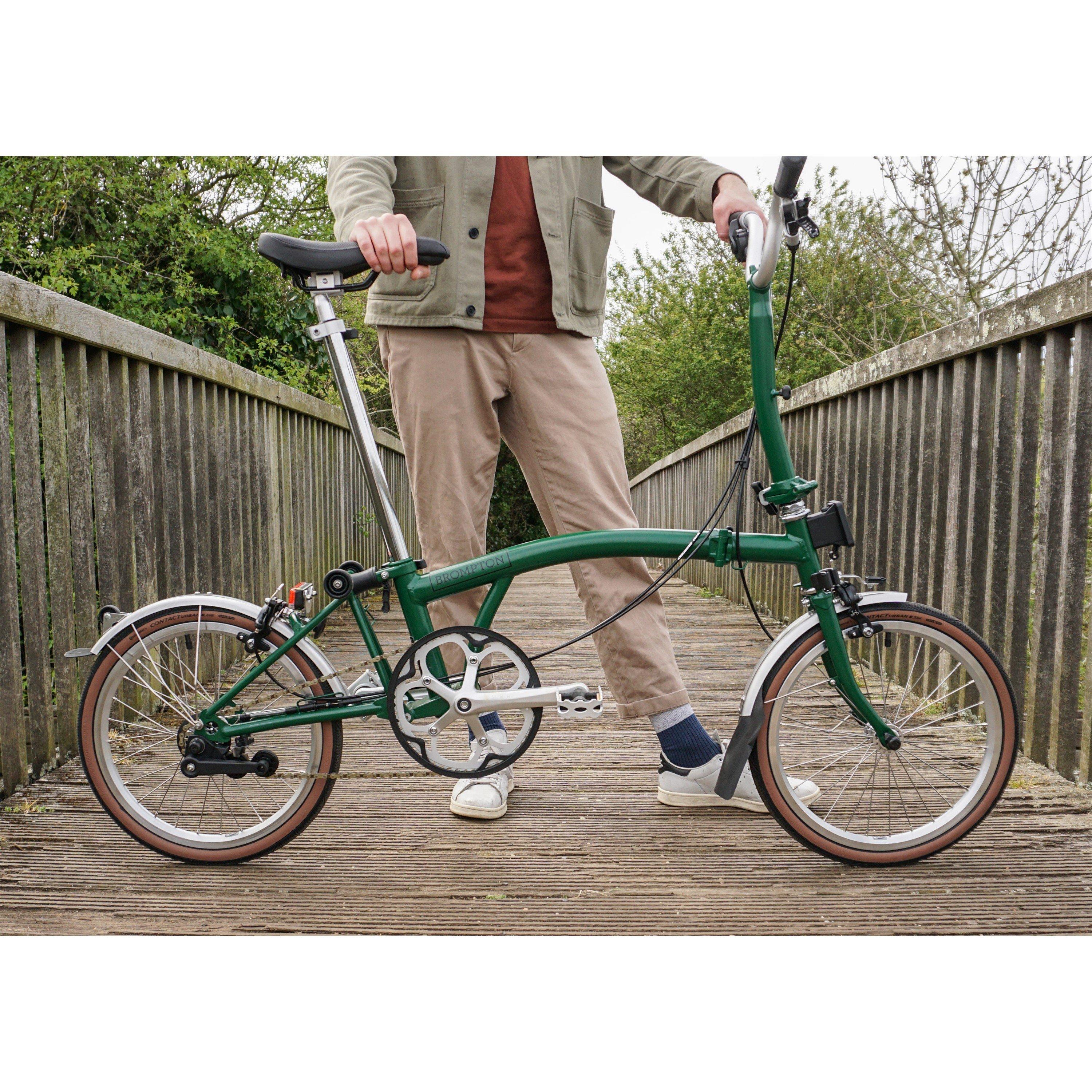 Brown Sidewall - Brompton - Continental Urban Contact Tyre - 4