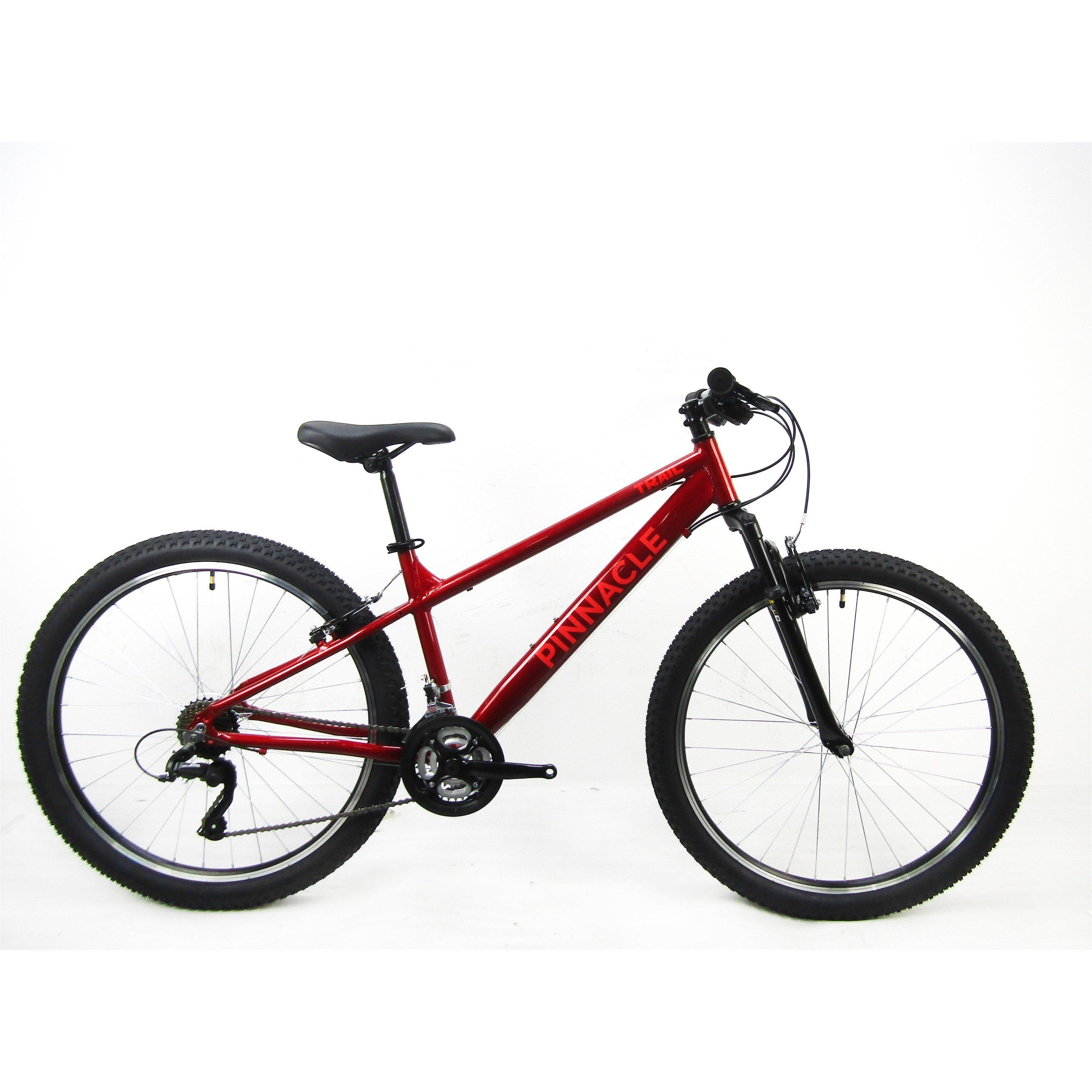 Red - Pinnacle - Trail Hardtail Mountain Bike Adult - 1