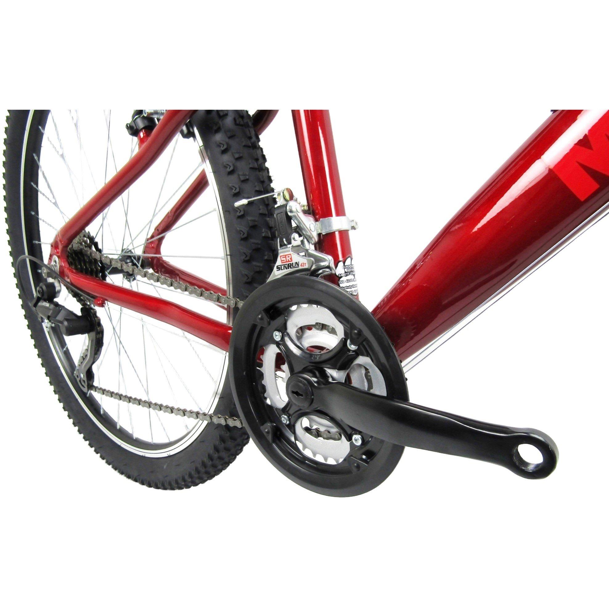 Red - Muddyfox - Trail Hardtail Mountain Bike Adult - 6