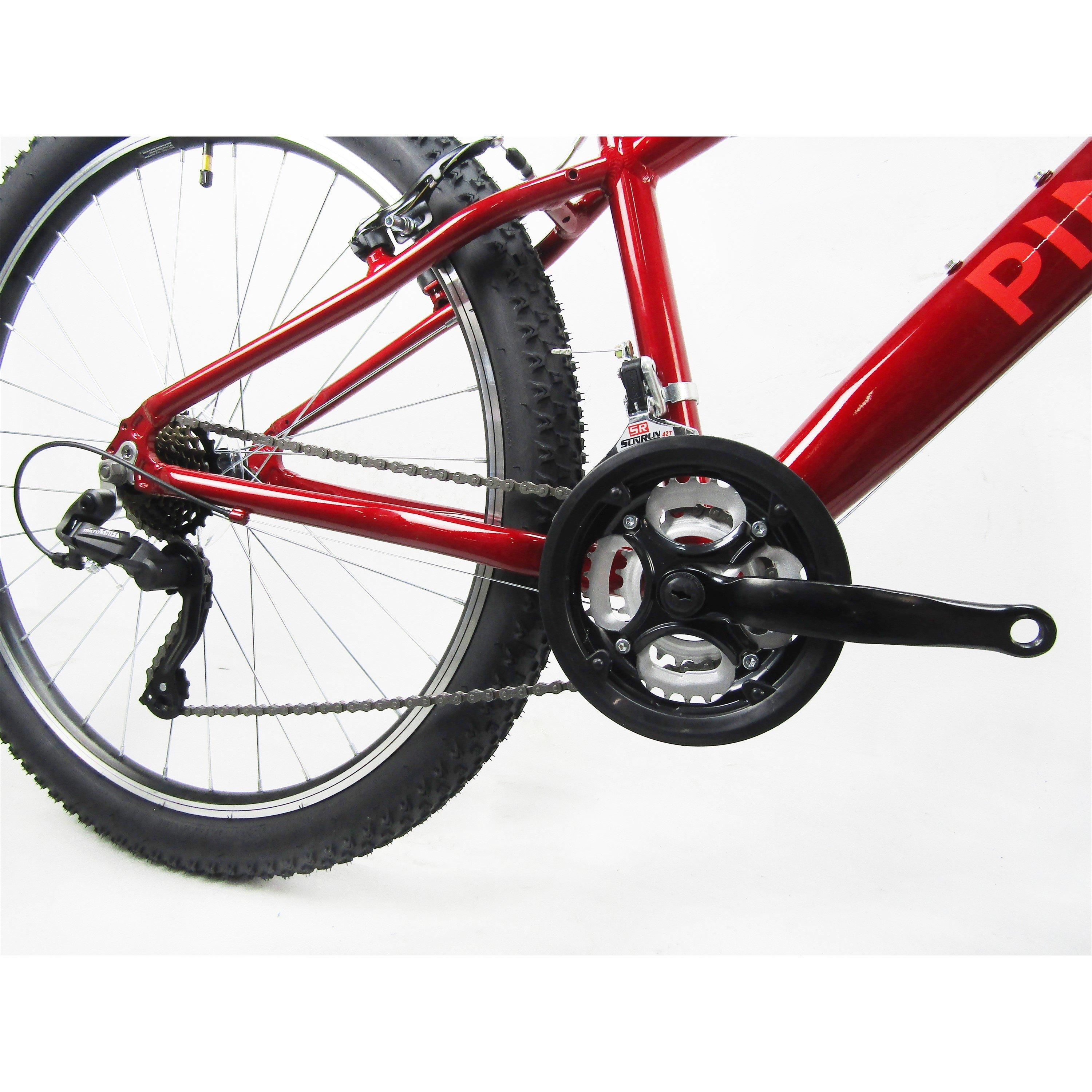 Red - Pinnacle - Trail Hardtail Mountain Bike Adult - 3