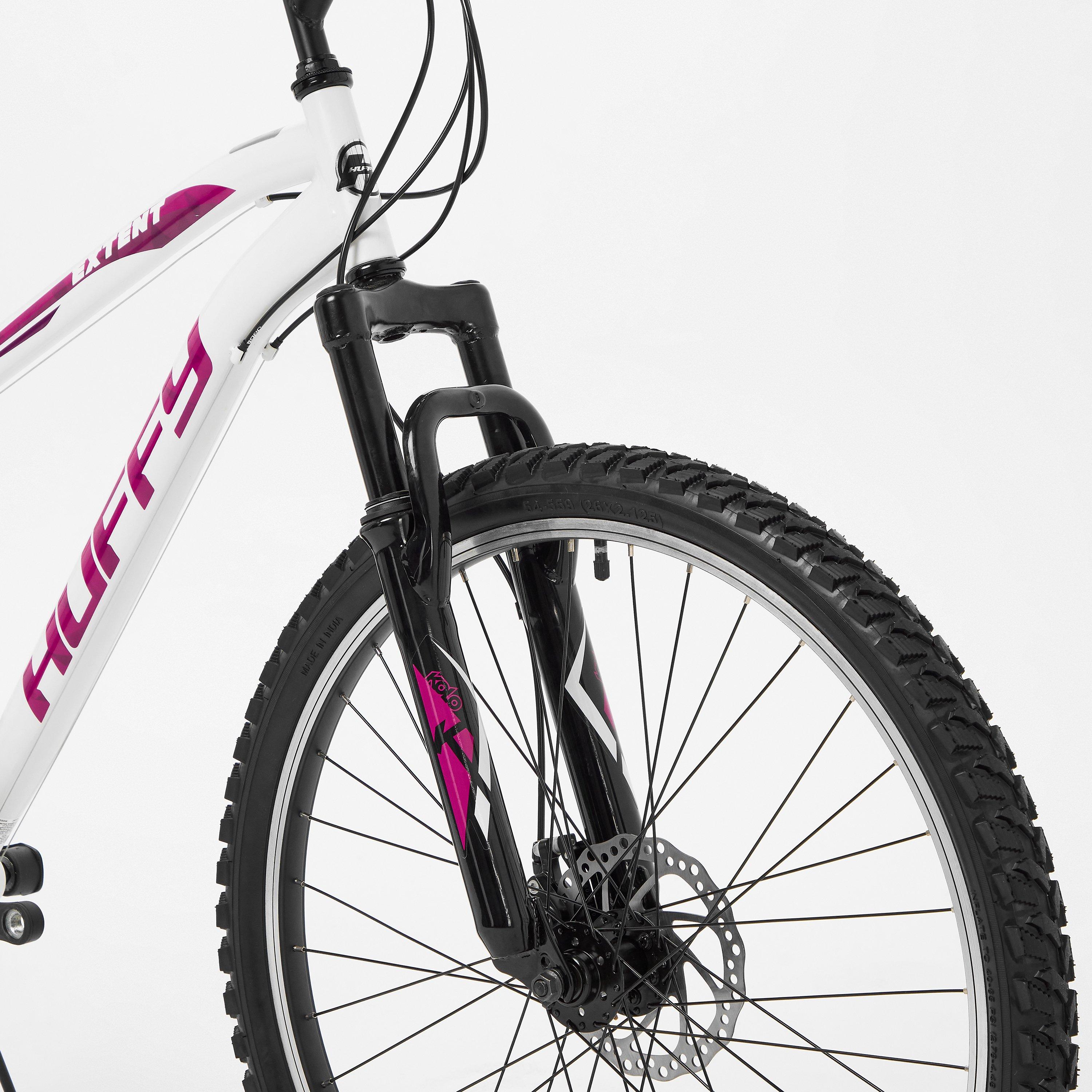 Gloss White - Huffy - Adults Extent 26 Hardtail Bikes - 5