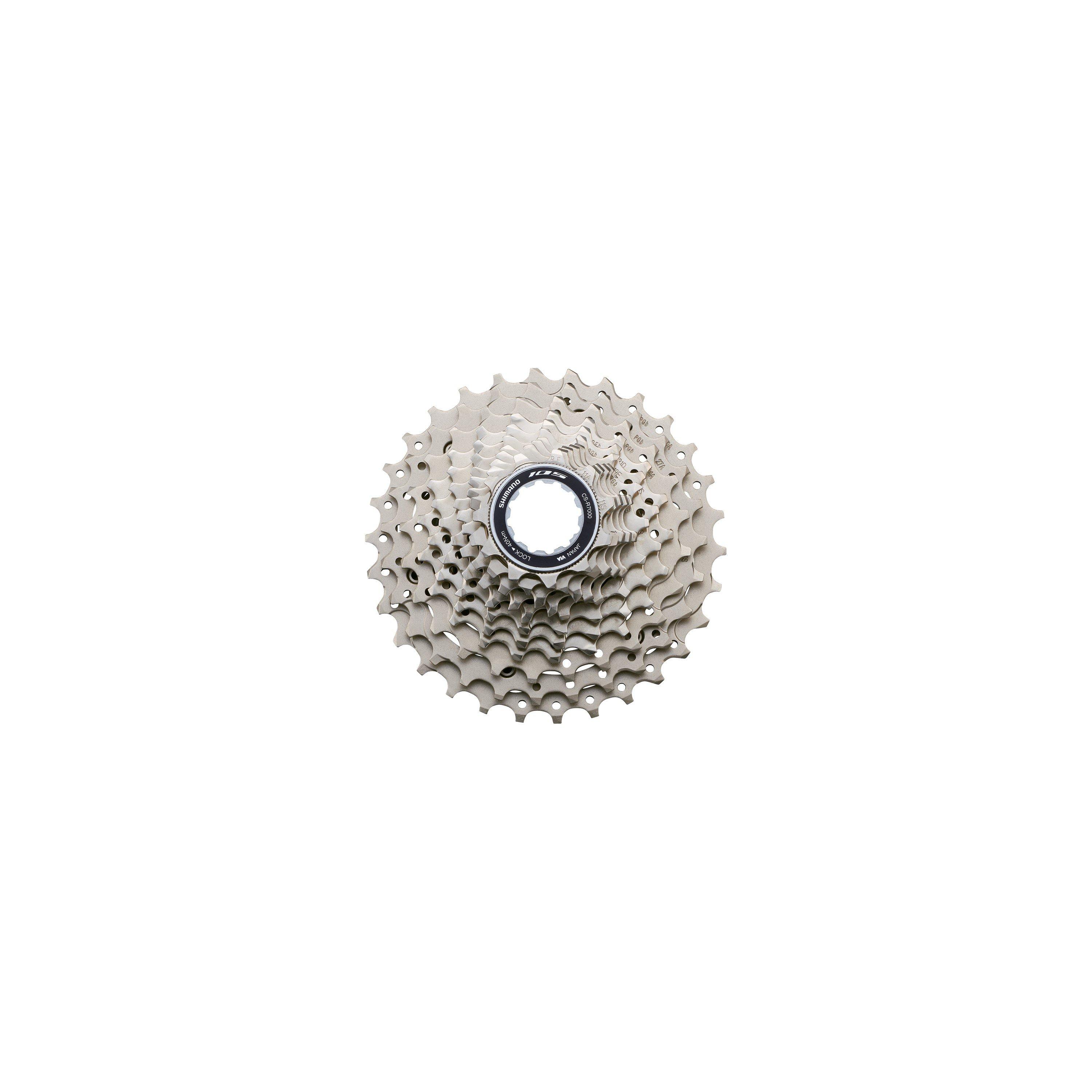 Srebrna - Shimano - CS-R7000 105 11-Speed Cassette, 11 - 32T