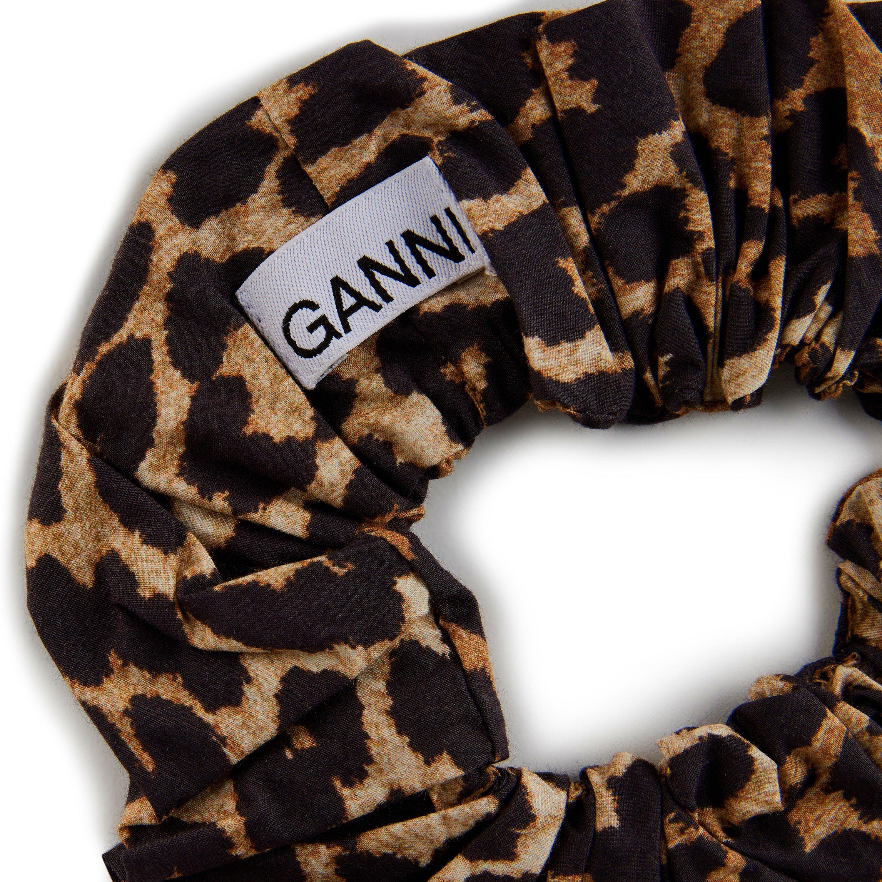 Leopard - Ganni - Women's Leopard Print Scrunchie - 3