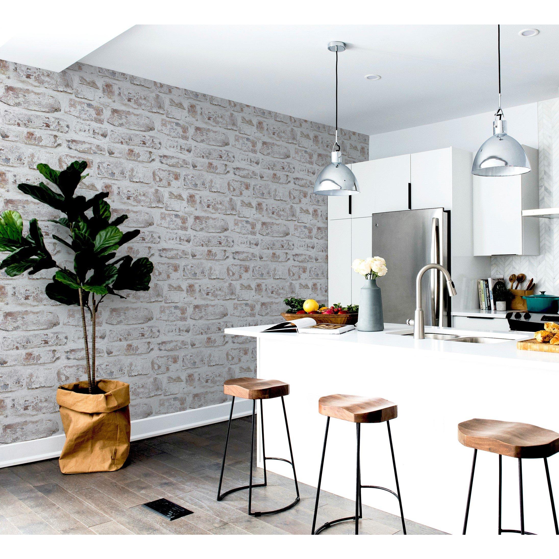 Nude - Arthouse - Whitewashed Wall Wallpape - 6