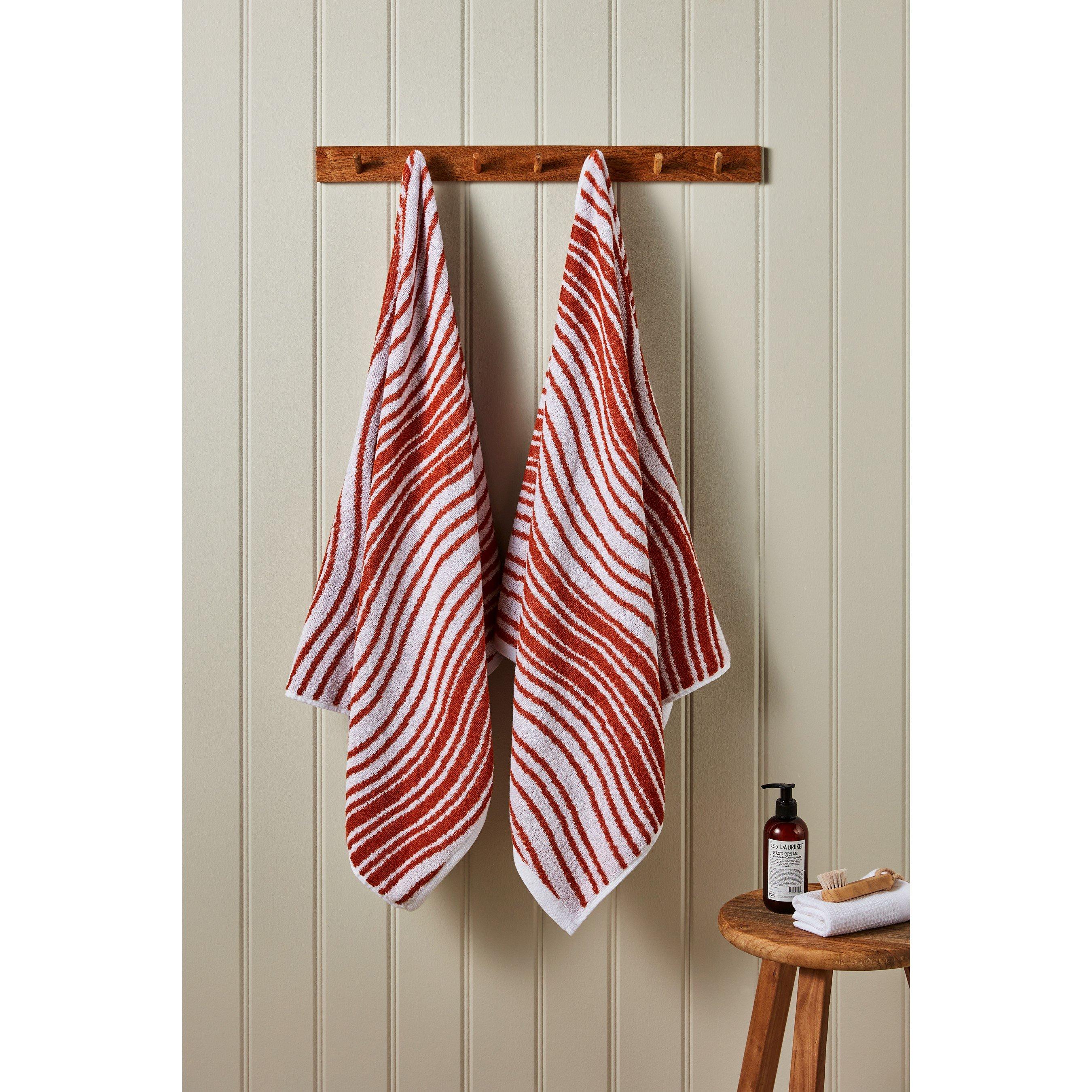 Brown - Homelife - Waves Hand Towel - 1