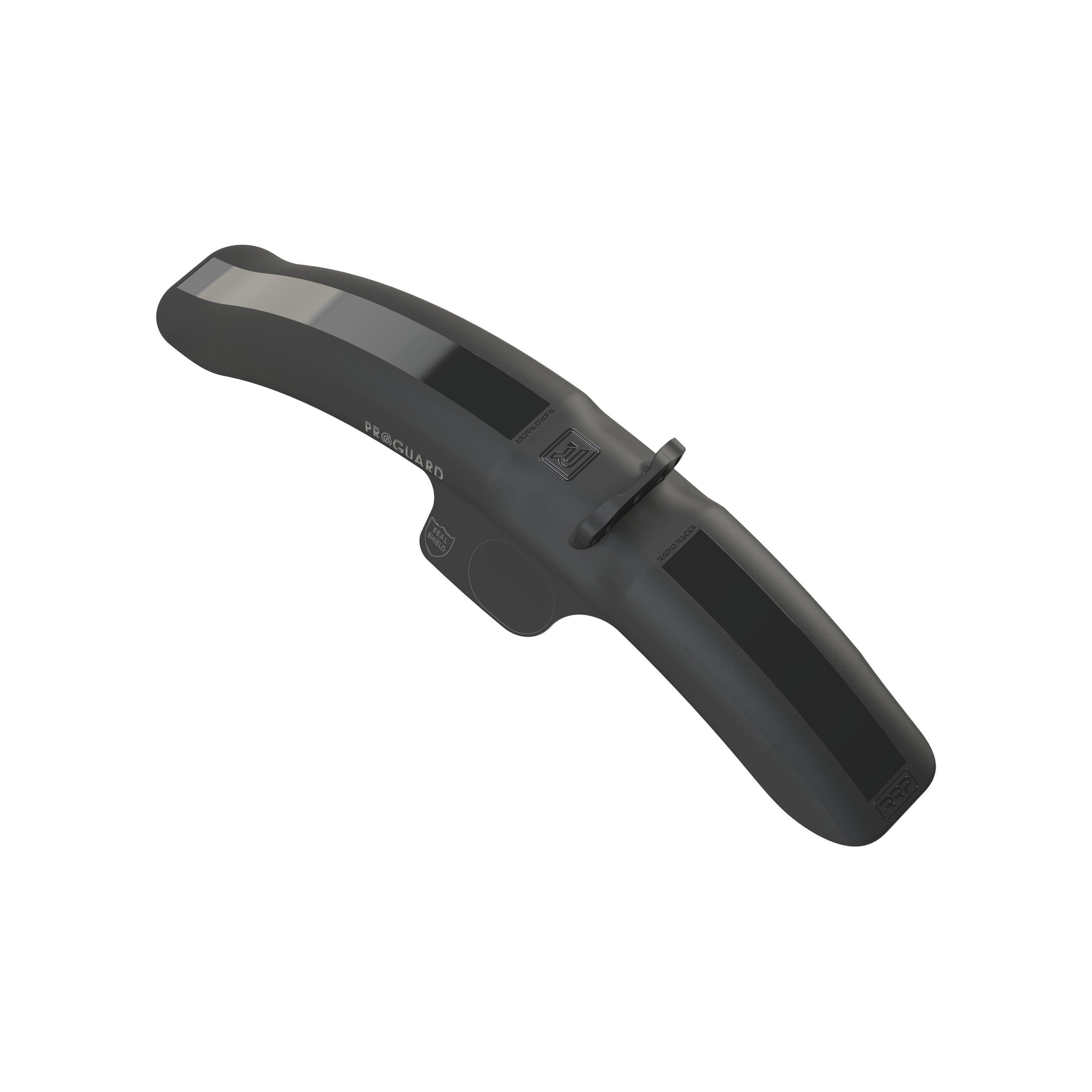 Black - RRP - Rapid Racer Products ProGuard bolt On V2 front mudguard Max Protection - 2