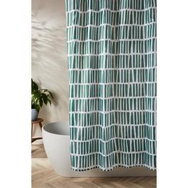 Homelife Homelife Silhoutte Stripe Shower Curtain