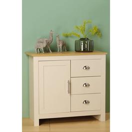 Homelife Studio Sherbourne 3 Drawer Small Sideboard