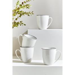 Homelife Set of 4 Bistro Mugs