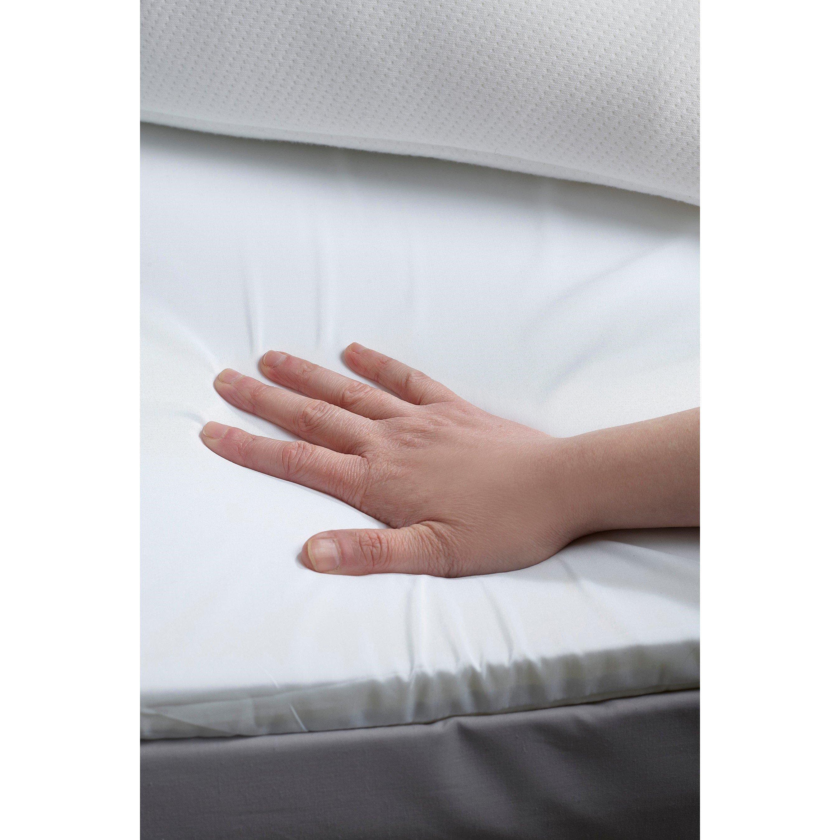Bijela - Homelife - Foam Mattress Topper with Pillow - 2