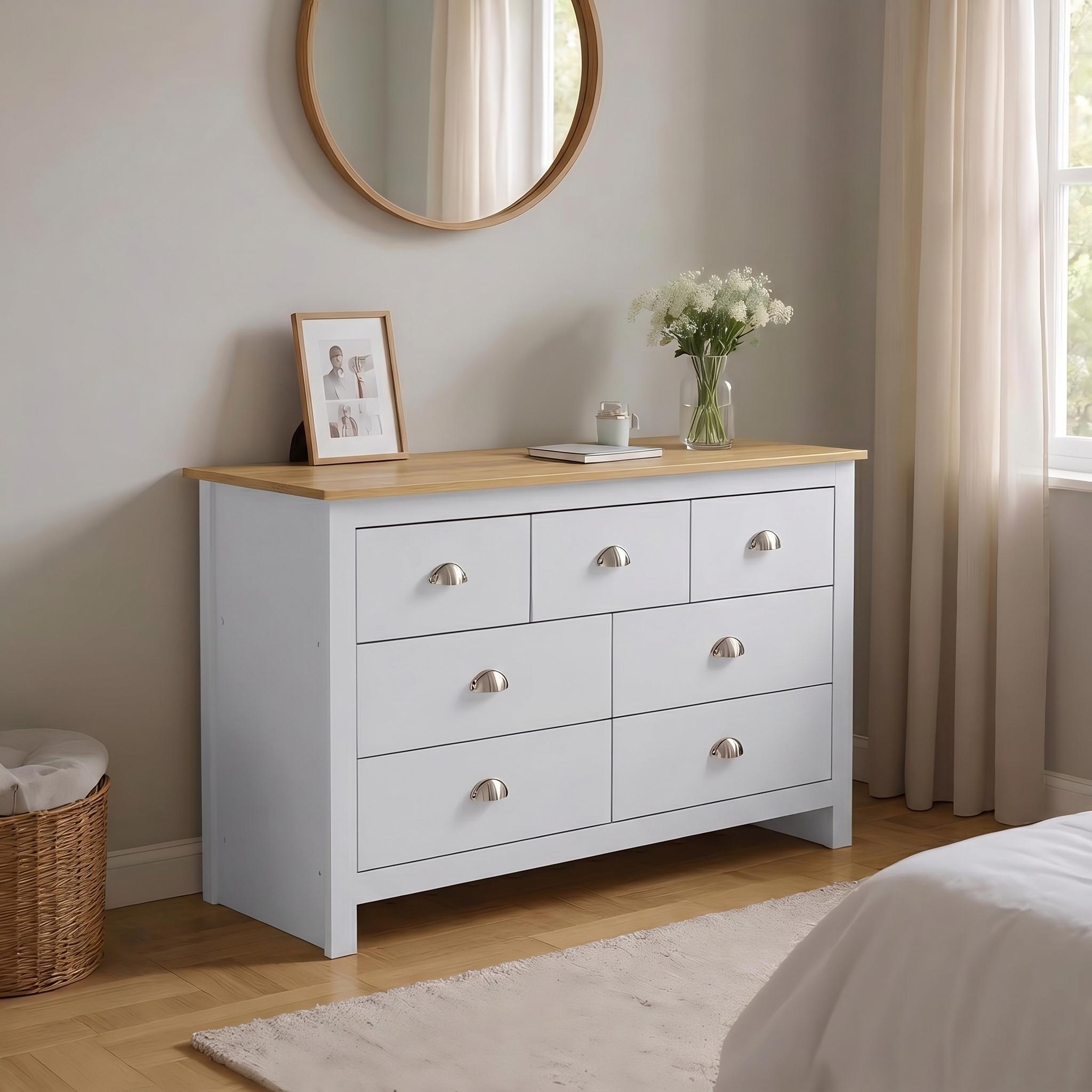 Grey - Jack Wills - Lancaster Multi Chest of Drawers - 1