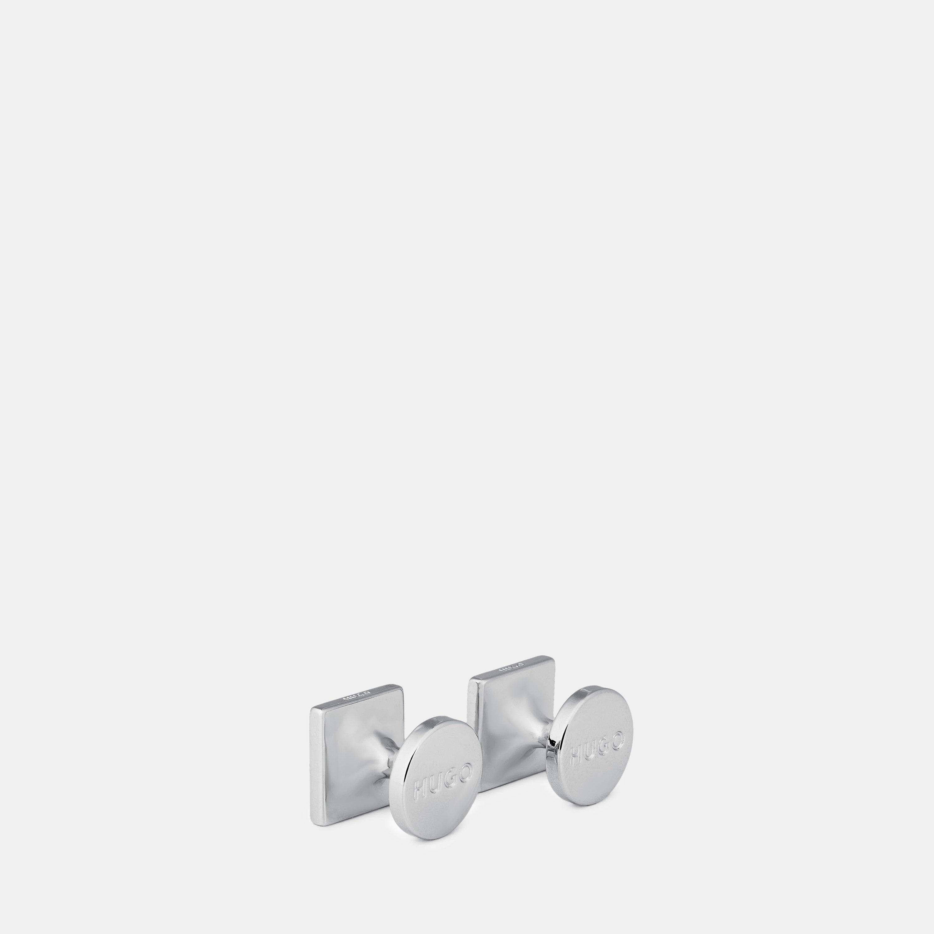 Black - Hugo - Totake Square Cufflinks - 2