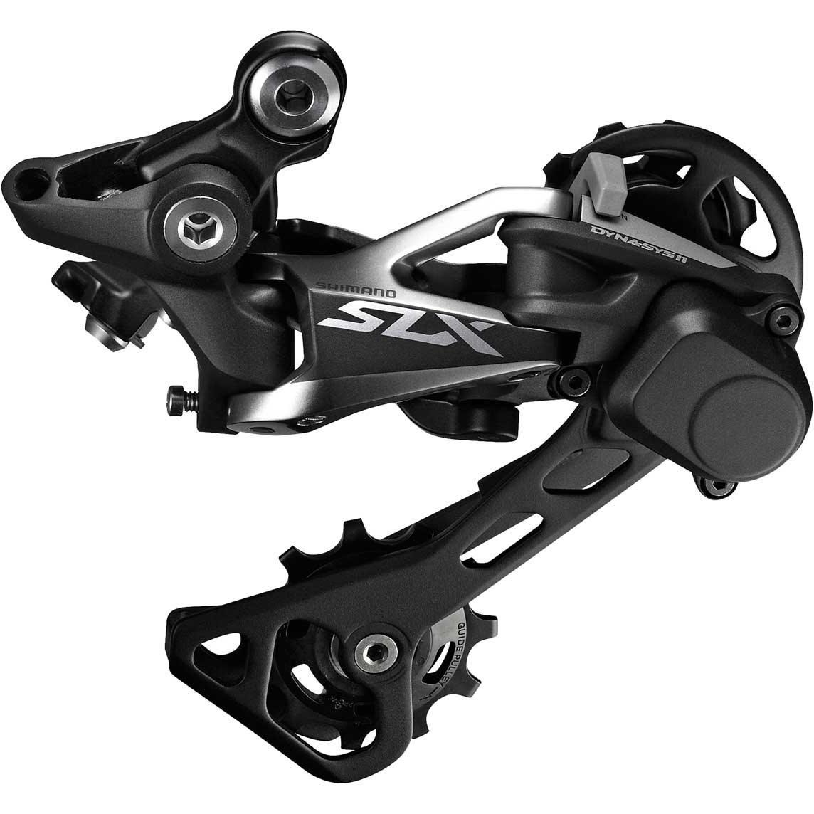 Black/Grey - Shimano - SLX M7000 11-Speed Shadow+ Rear Derailleur - Medium Cage