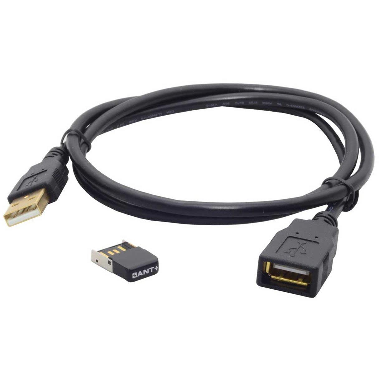 Black - Wahoo - ANT+ USB with Extension Cord