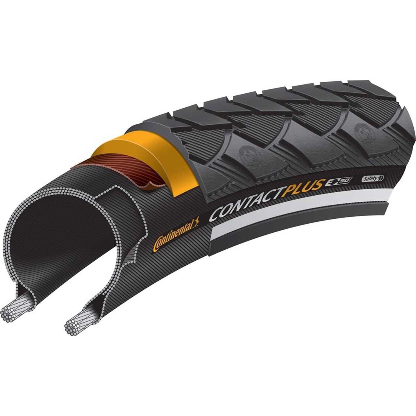 Continental  Contact Plus 700C Tyre - Black - 28mm