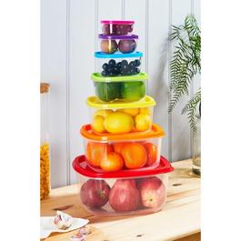 Homelife 7 Piece Rainbow Nesting Food Containers