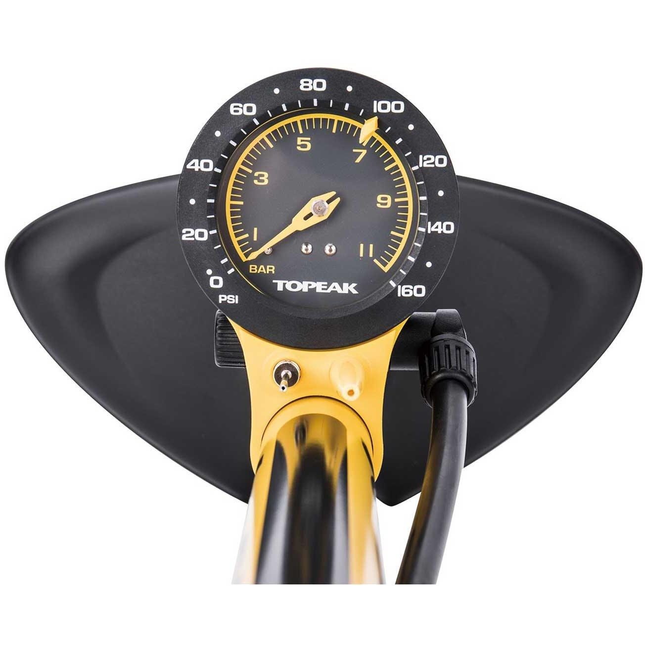 Yellow - Topeak - Topeak Joe Blow Sport III Track Pump - 2