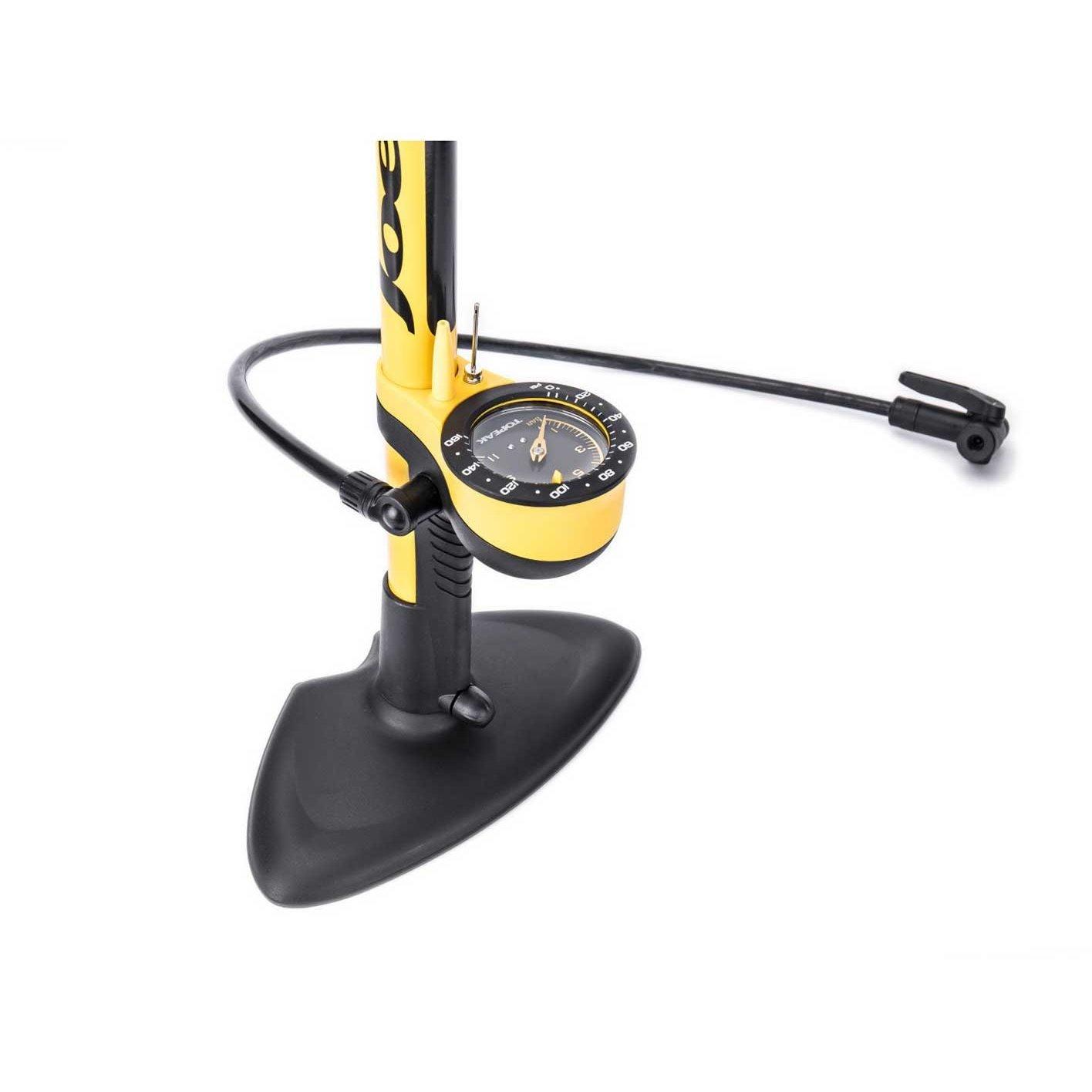 Yellow - Topeak - Topeak Joe Blow Sport III Track Pump - 3