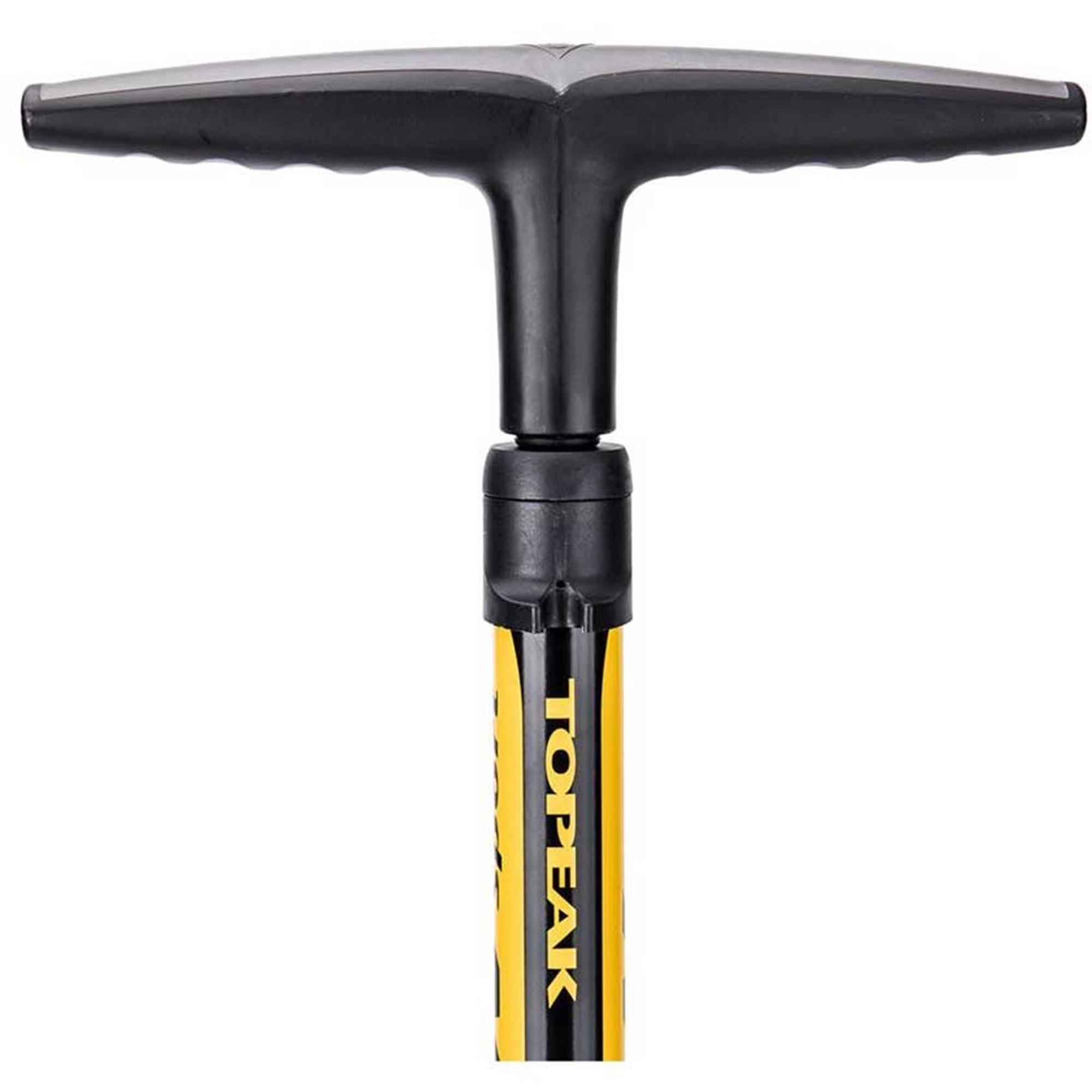Yellow - Topeak - Topeak Joe Blow Sport III Track Pump - 4