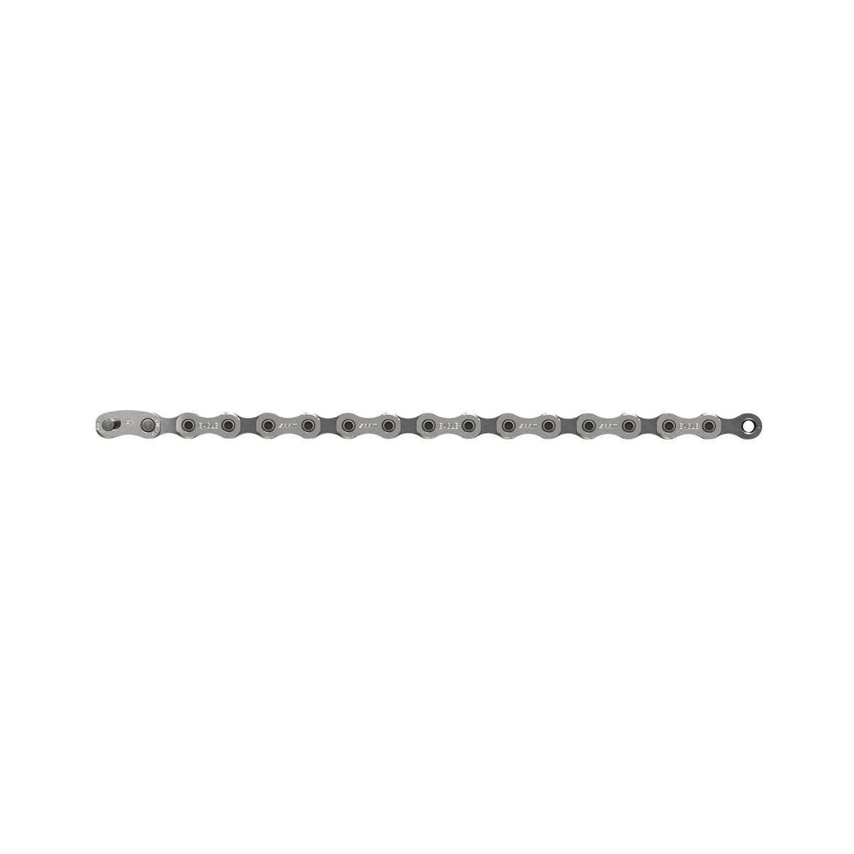 Silver - SRAM - Sram Chain PC NX Eagle Solid Pin 126 Links Powerlock Flowlink 12 Speed