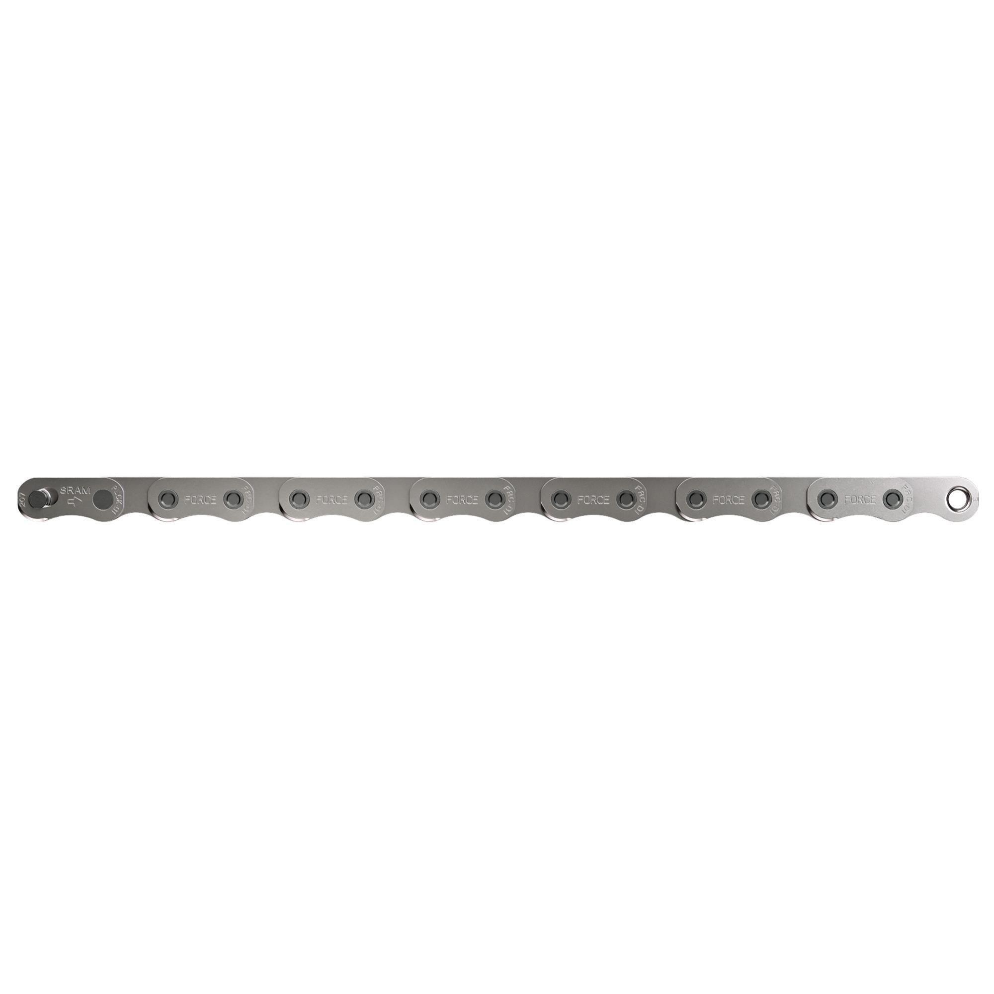 Silver - SRAM - Sram Force D1 12 Speed Chain Flattop With Powerlock