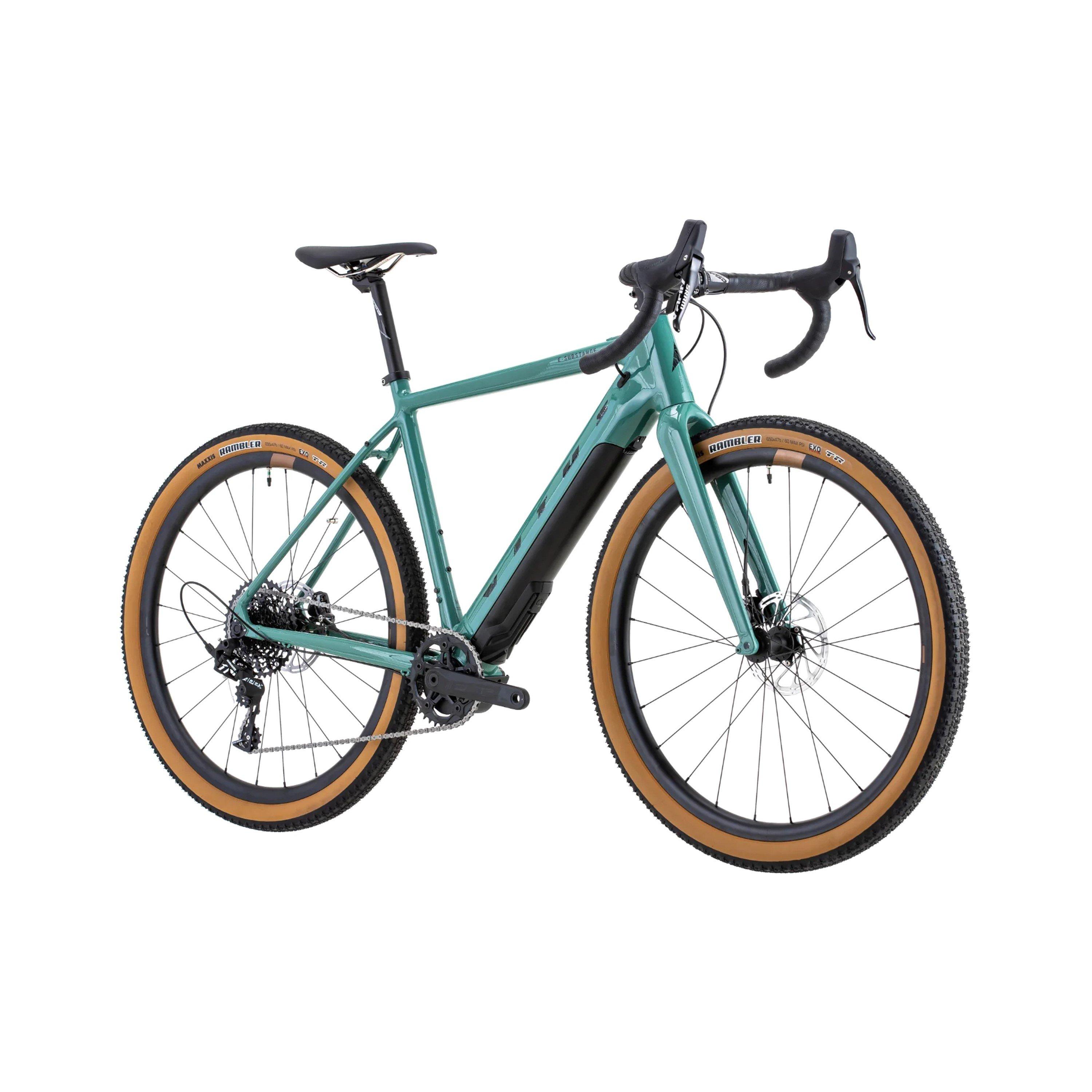 Green - Vitus - E-Substance Aluminum Electric Gravel Bike - 2