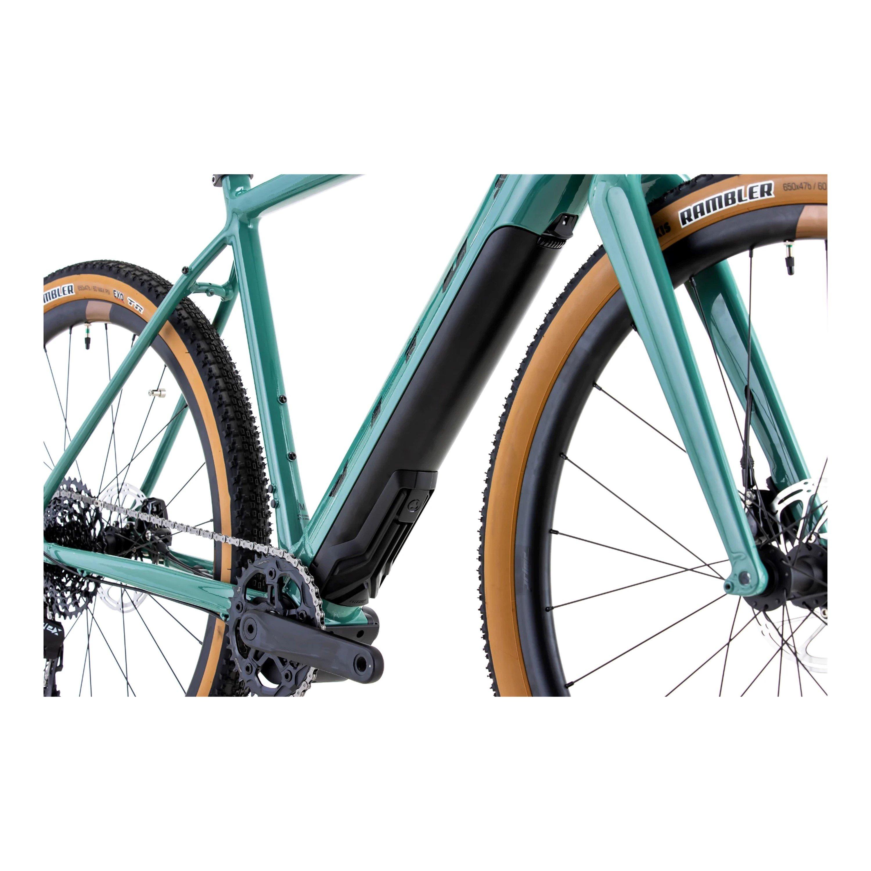 Green - Vitus - E-Substance Aluminum Electric Gravel Bike - 7