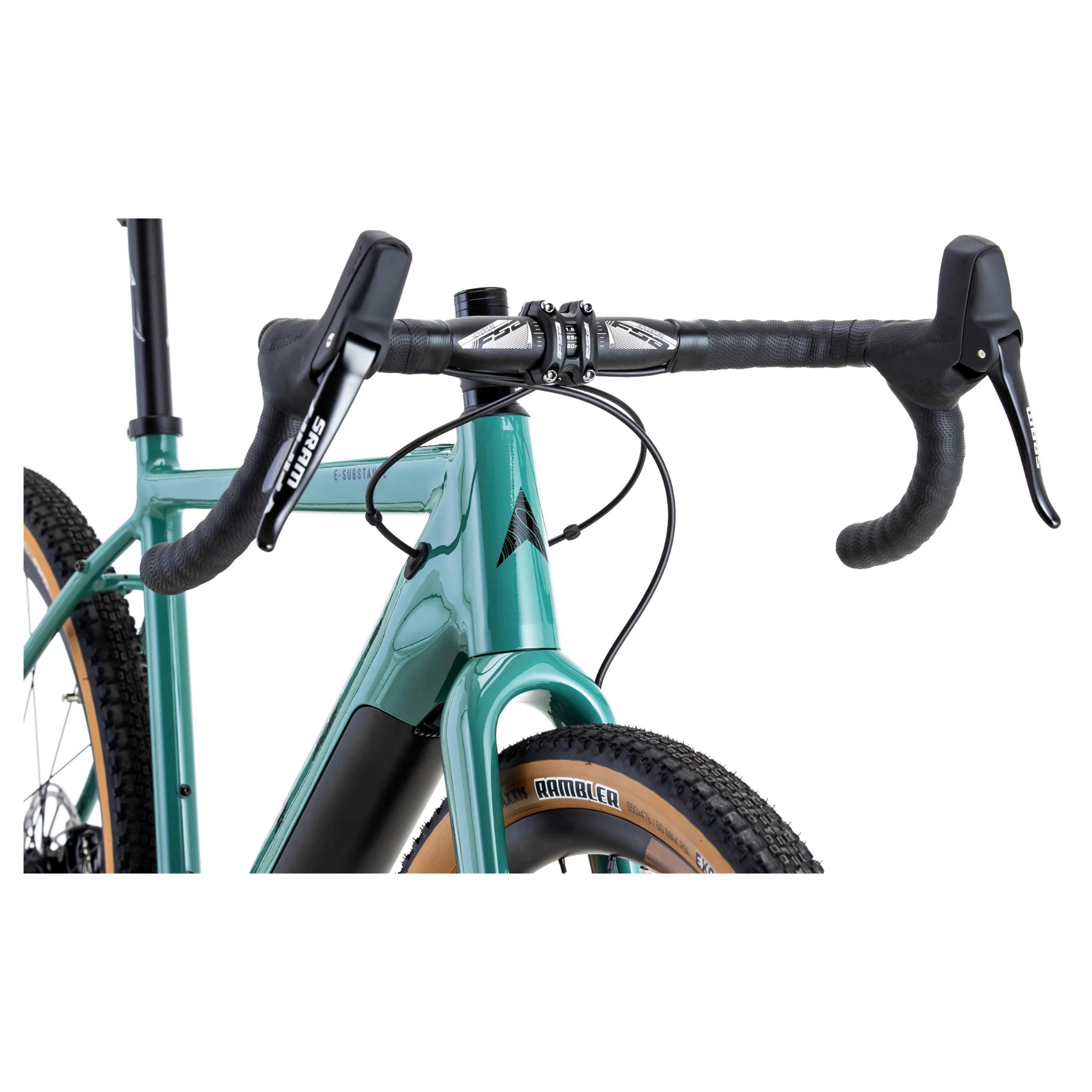 Green - Vitus - E-Substance Aluminum Electric Gravel Bike - 10