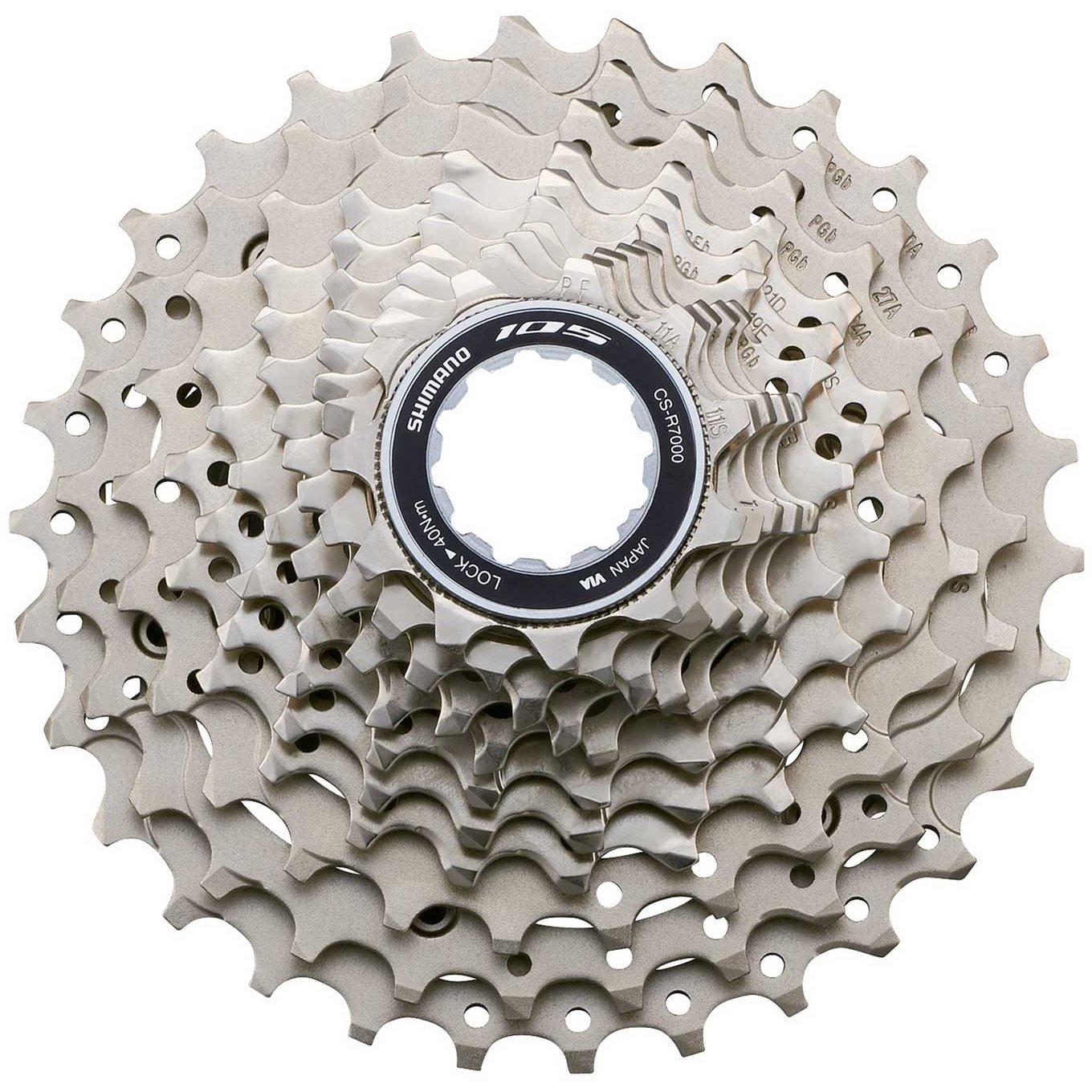 Silver - Shimano - 105 R7000 11 Speed Rear Cassette - 1