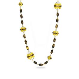 Swarovski Somnia necklace, Long, Multicolored, Gold-tone plated