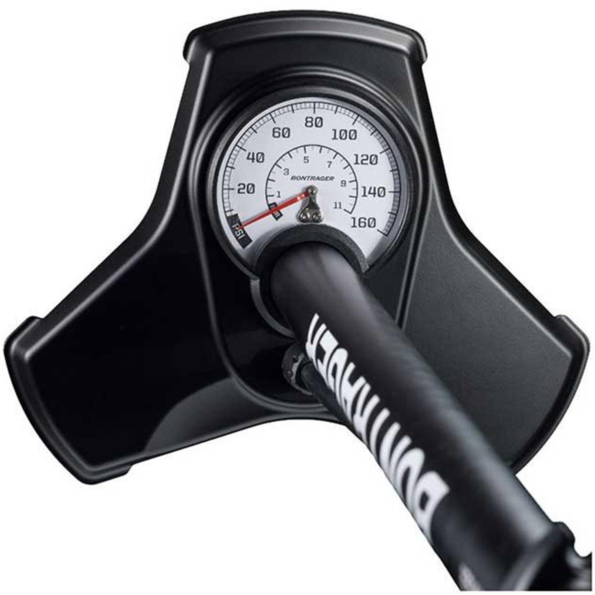 Black - Bontrager - Charger (Tall) Euro Track Pump - 2