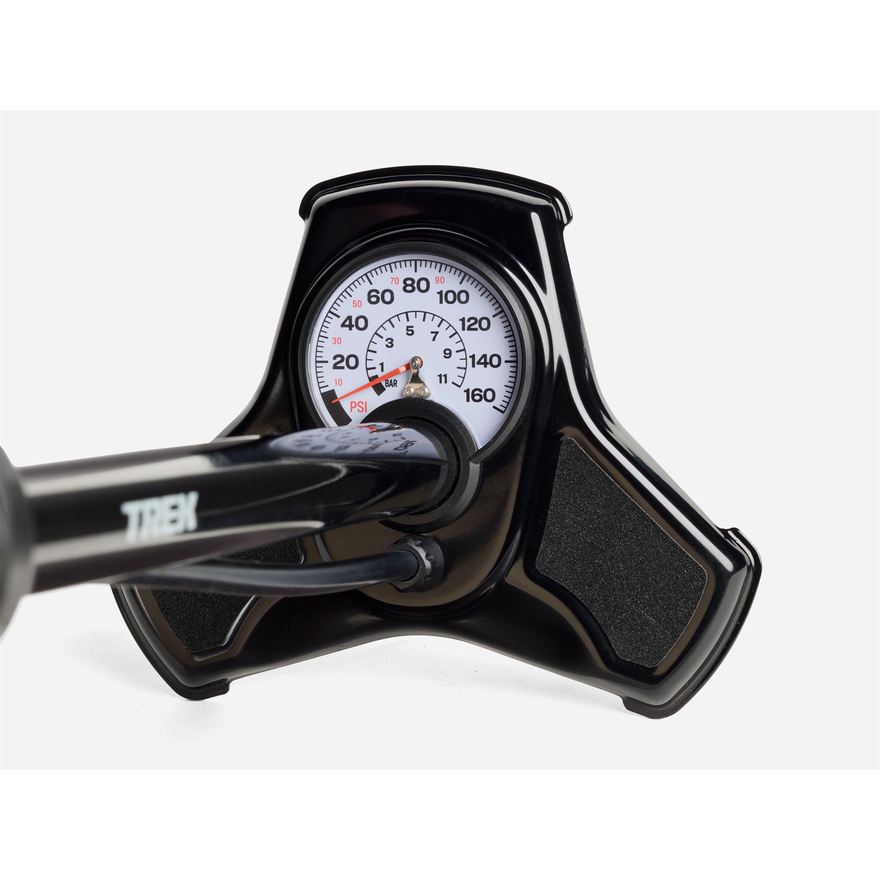 Black - Bontrager - Charger Floor Pump - 3