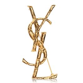 Saint Laurent Cassandre Crocodile Brooch