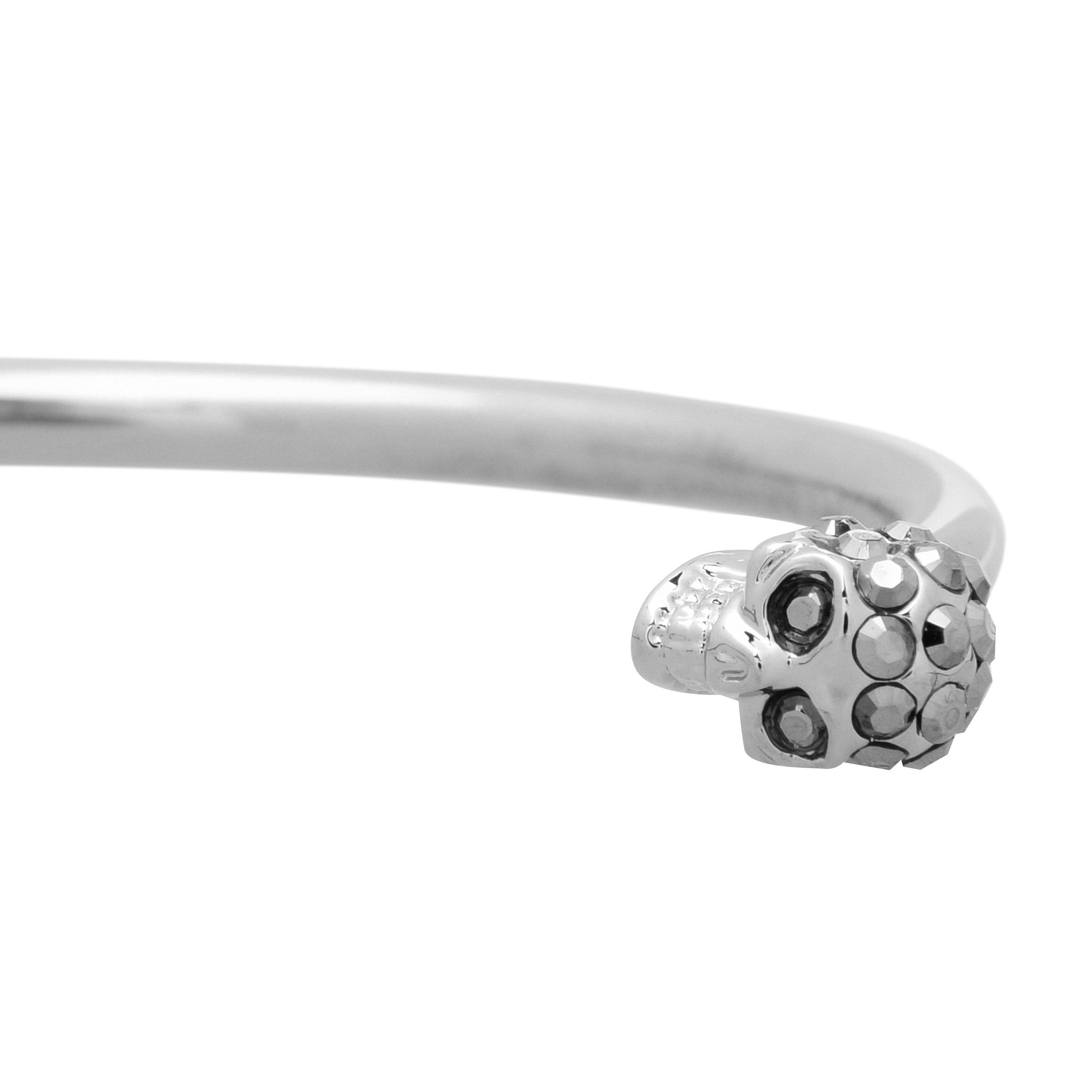 ALEXANDER McQUEENブレスレット THIN TWIN SKULL Alexander McQueen | Thin Twin Skull Crystal Bracelet | Bracelets