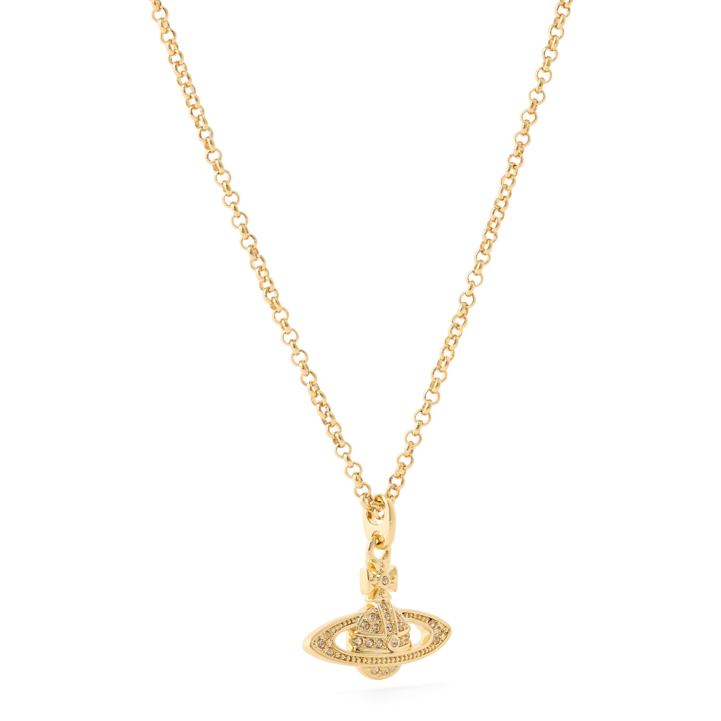 Women's Saturn Orb Pendant Necklace