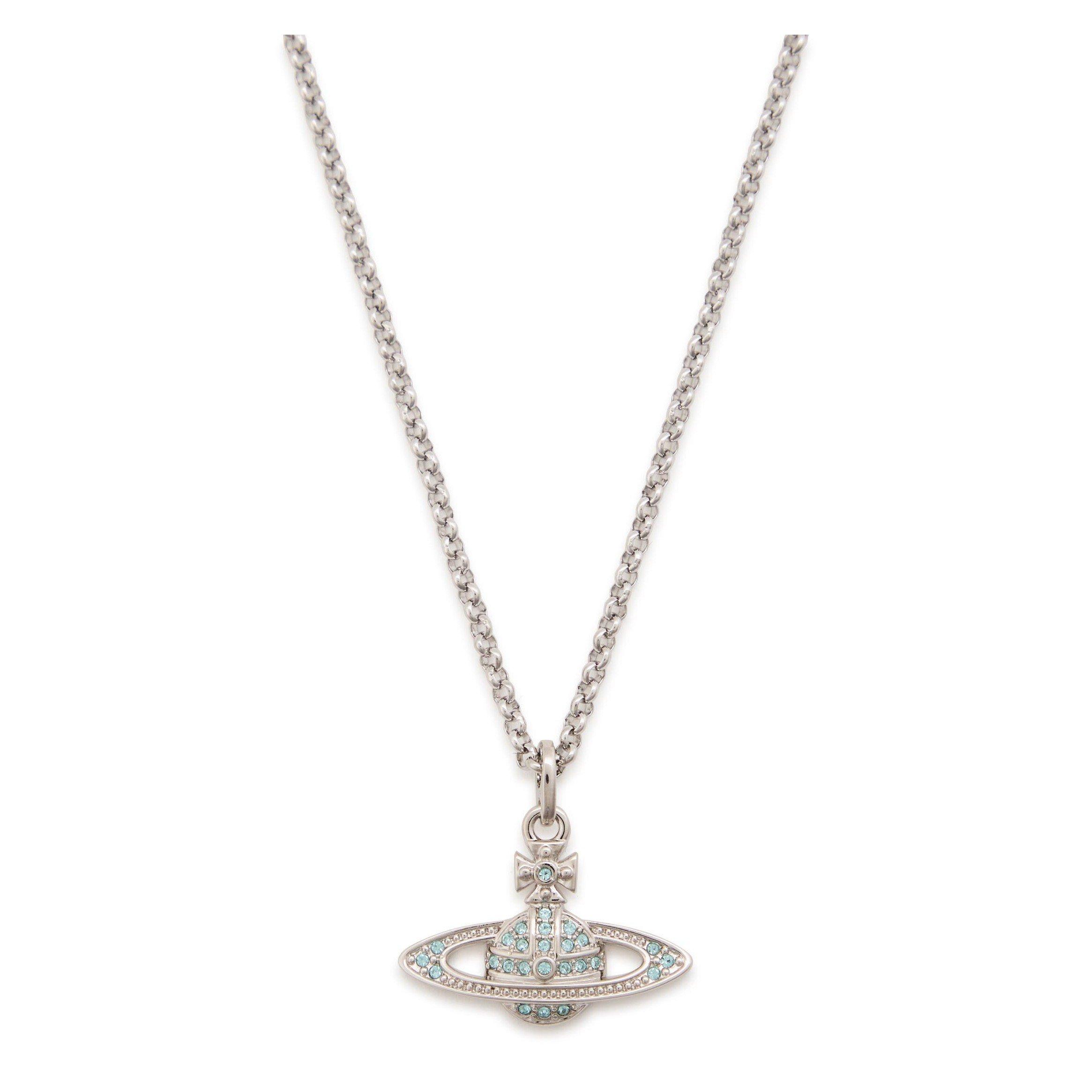 Women's Saturn Orb Pendant Necklace