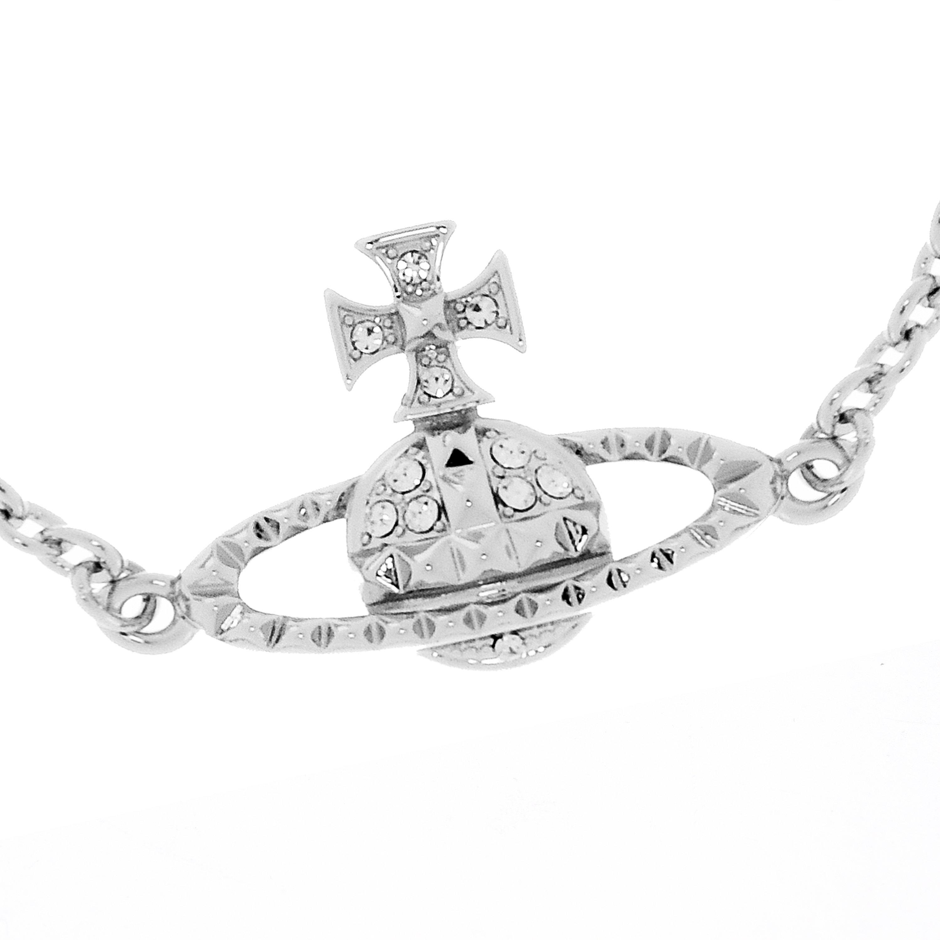 Rhod/Cryst W110 - Vivienne Westwood - Mayfair Bas Relief Bracelet - 2