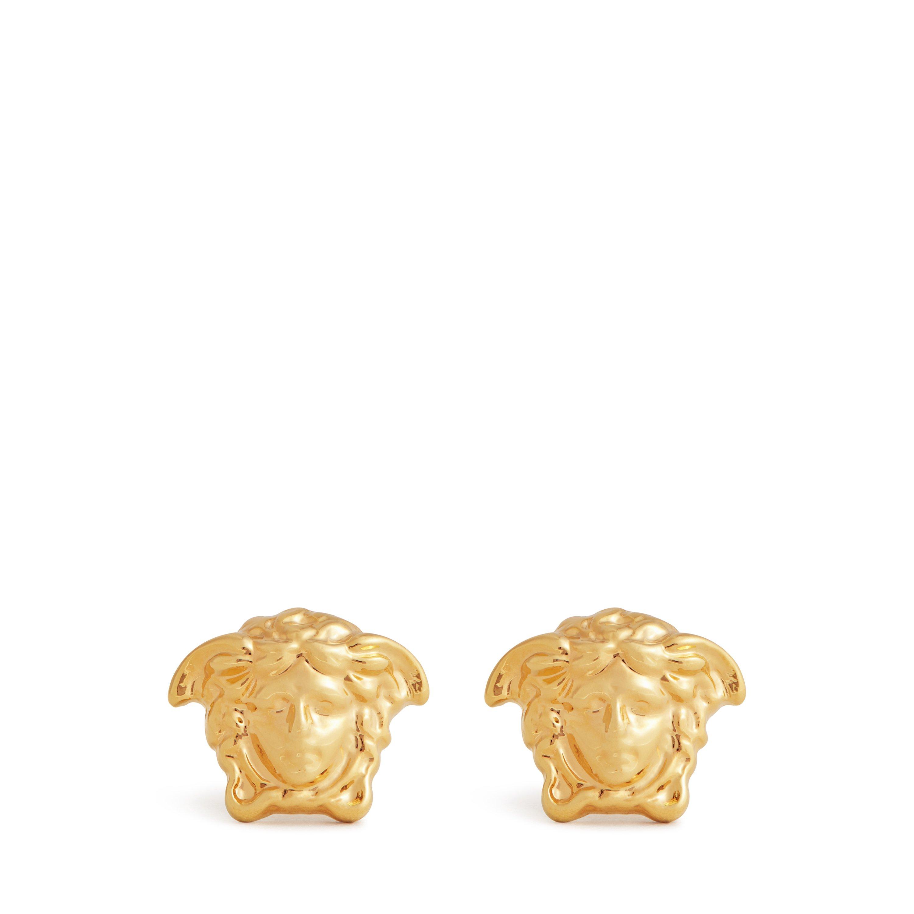Gold D00OC - Versace - Medusa Head Earrings - 1