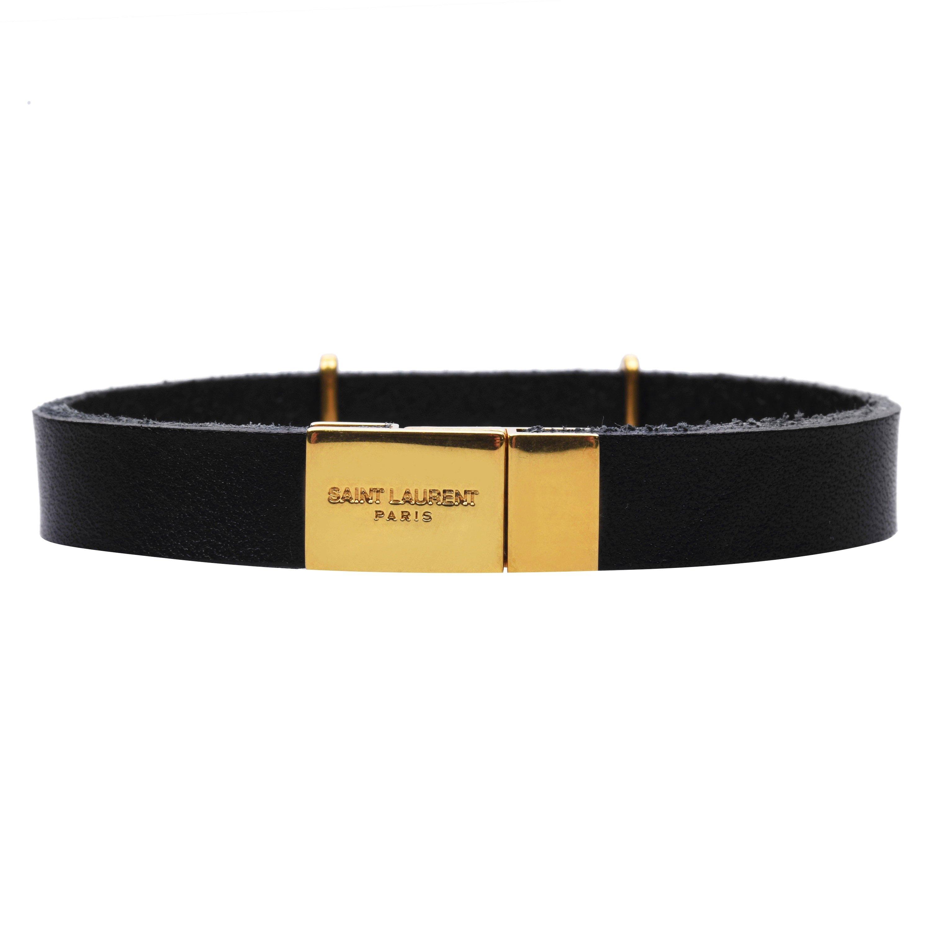 Nero/Gold - Saint Laurent - Cassandre Bracelet - 6